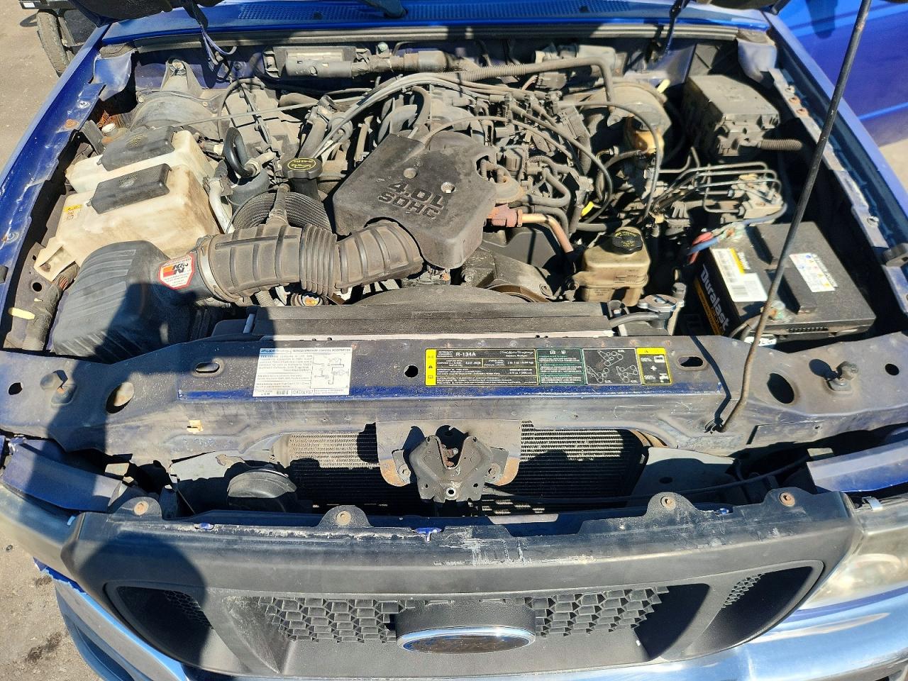 2004 Ford Ranger Super Cab Blue vin: 1FTZR45E34PB28254