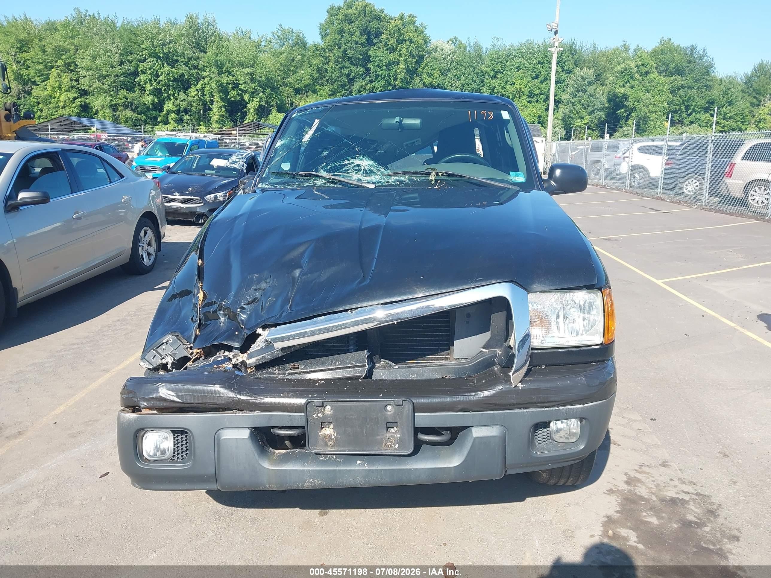 2005 Ford Ranger Edge/fx4 Level Ii/fx4 Off-road/xlt Black vin: 1FTZR45E35PA40841