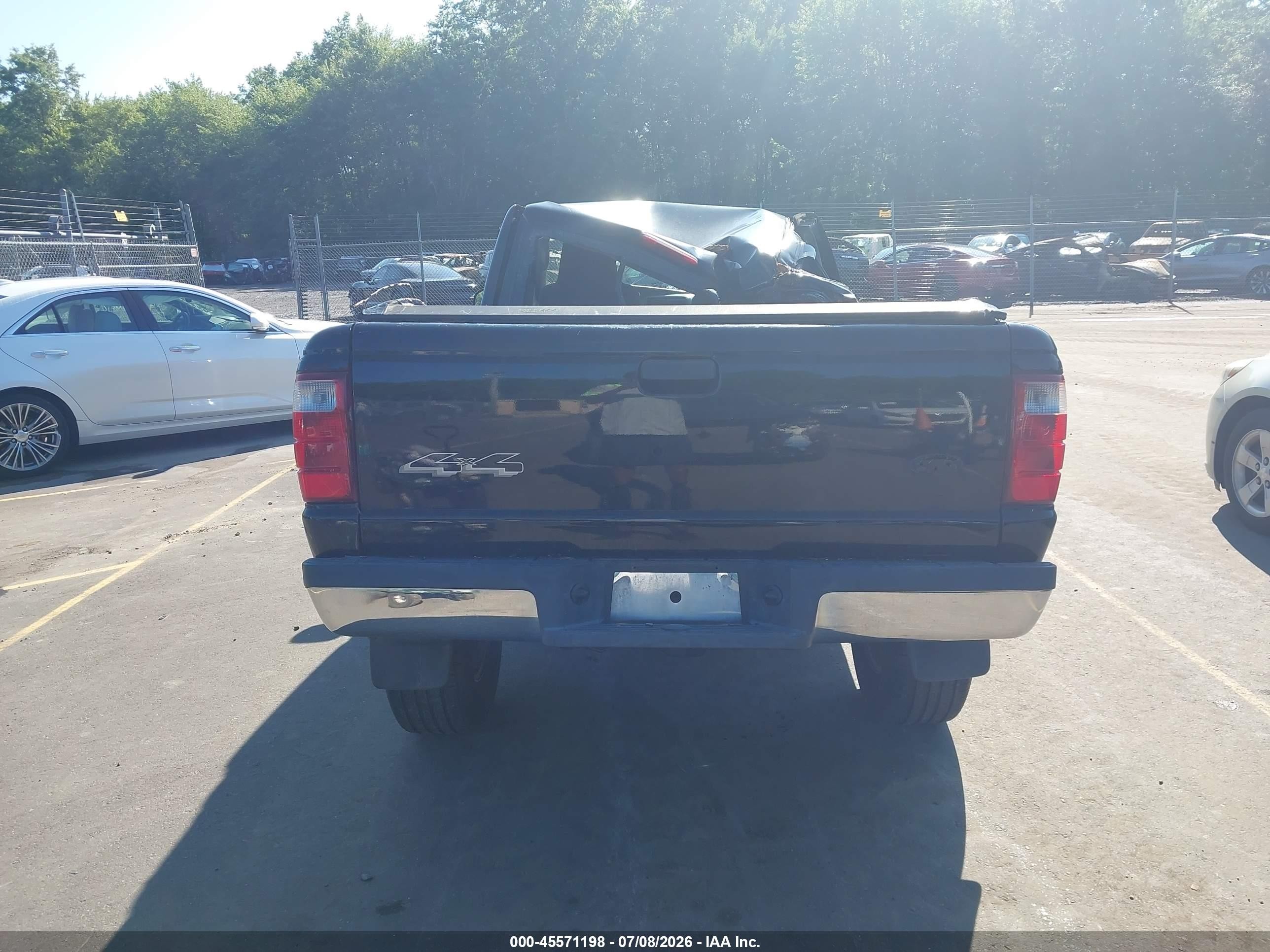 2005 Ford Ranger Edge/fx4 Level Ii/fx4 Off-road/xlt Black vin: 1FTZR45E35PA40841