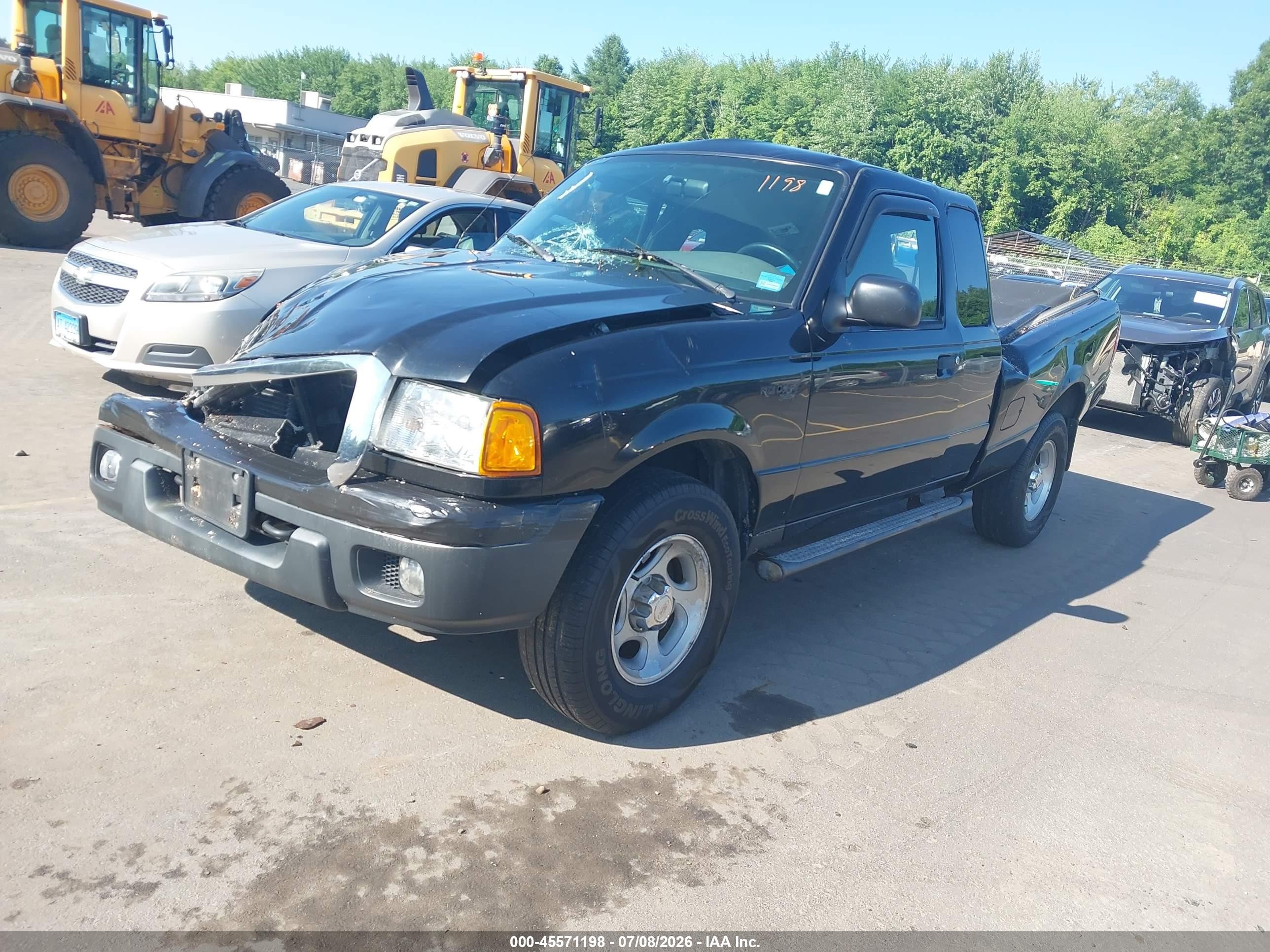 2005 Ford Ranger Edge/fx4 Level Ii/fx4 Off-road/xlt Black vin: 1FTZR45E35PA40841