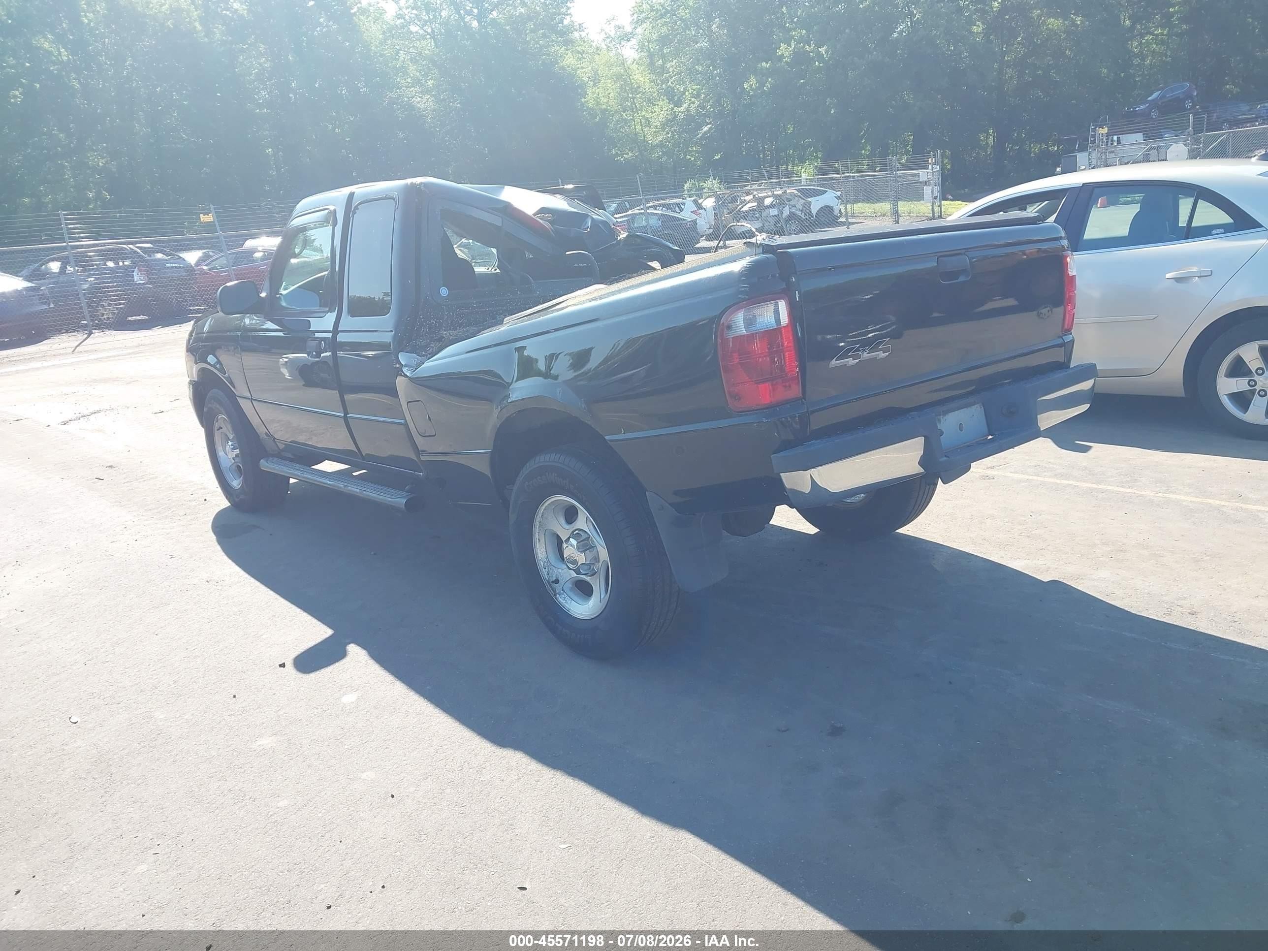 2005 Ford Ranger Edge/fx4 Level Ii/fx4 Off-road/xlt Black vin: 1FTZR45E35PA40841