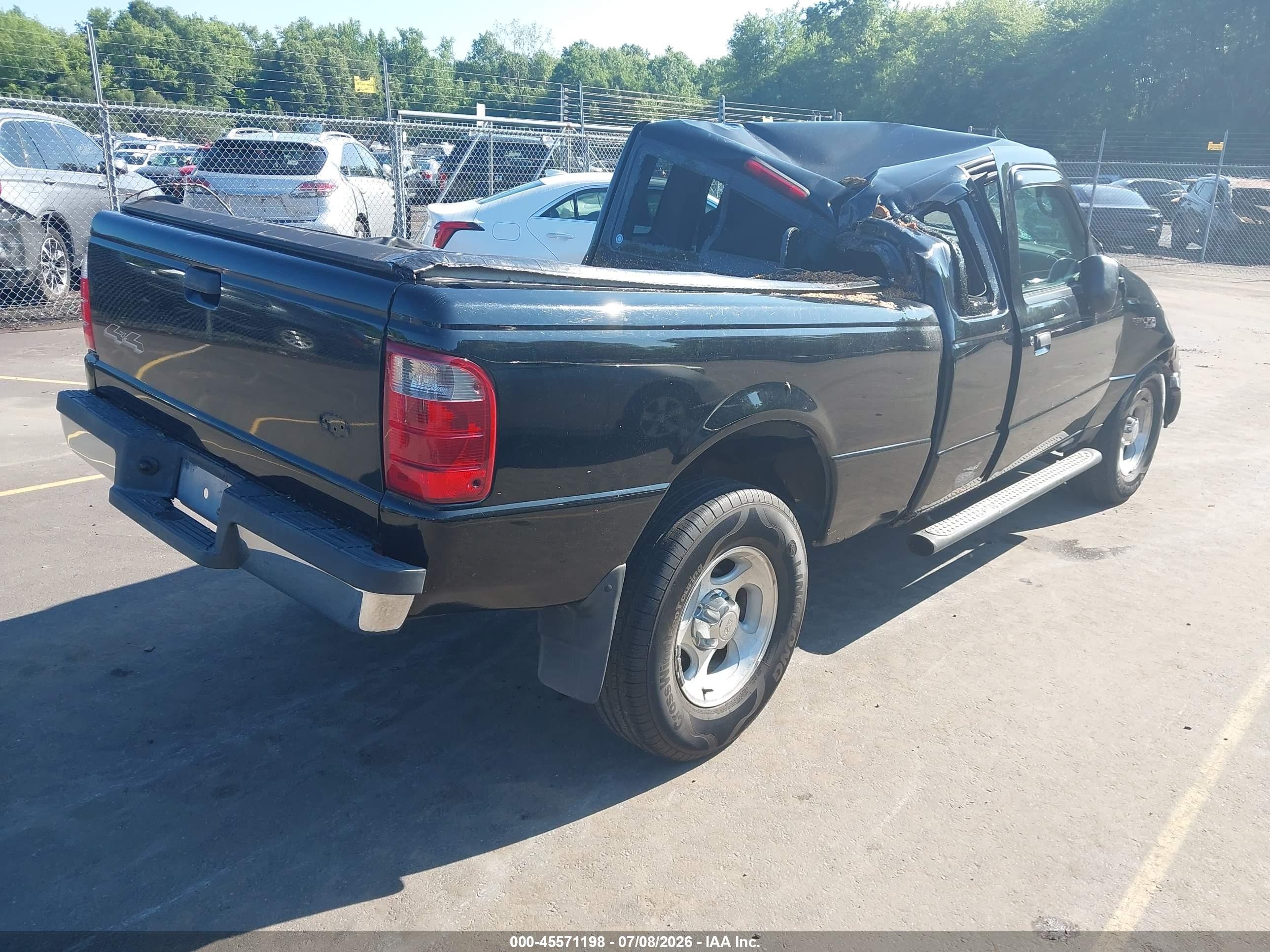 2005 Ford Ranger Edge/fx4 Level Ii/fx4 Off-road/xlt Black vin: 1FTZR45E35PA40841