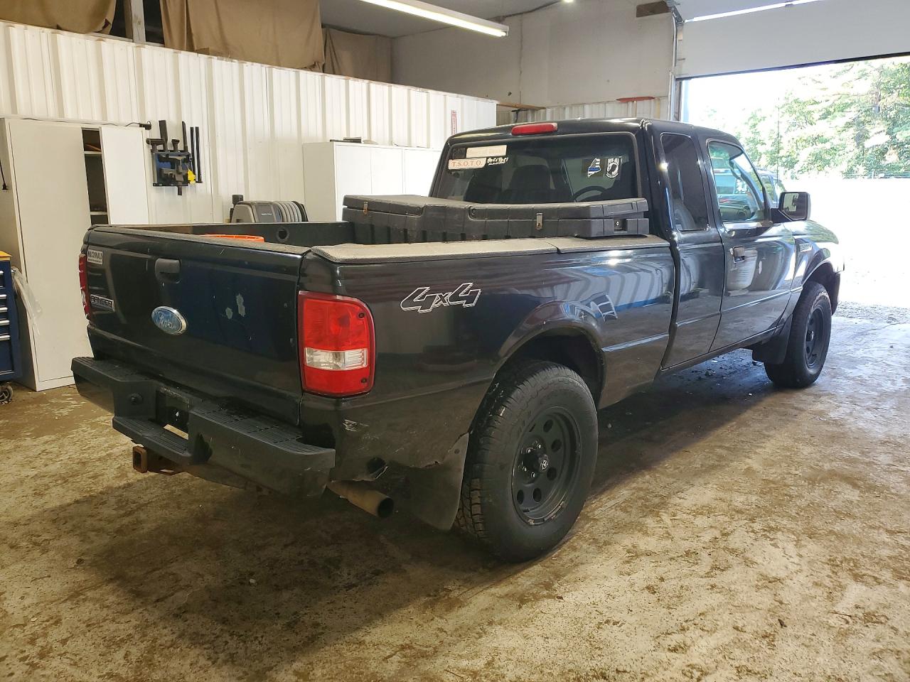 2006 Ford Ranger Super Cab Black vin: 1FTZR45E36PA93265