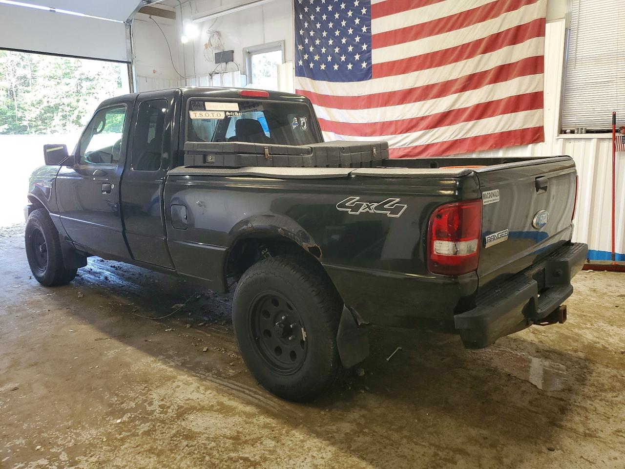 2006 Ford Ranger Super Cab Black vin: 1FTZR45E36PA93265