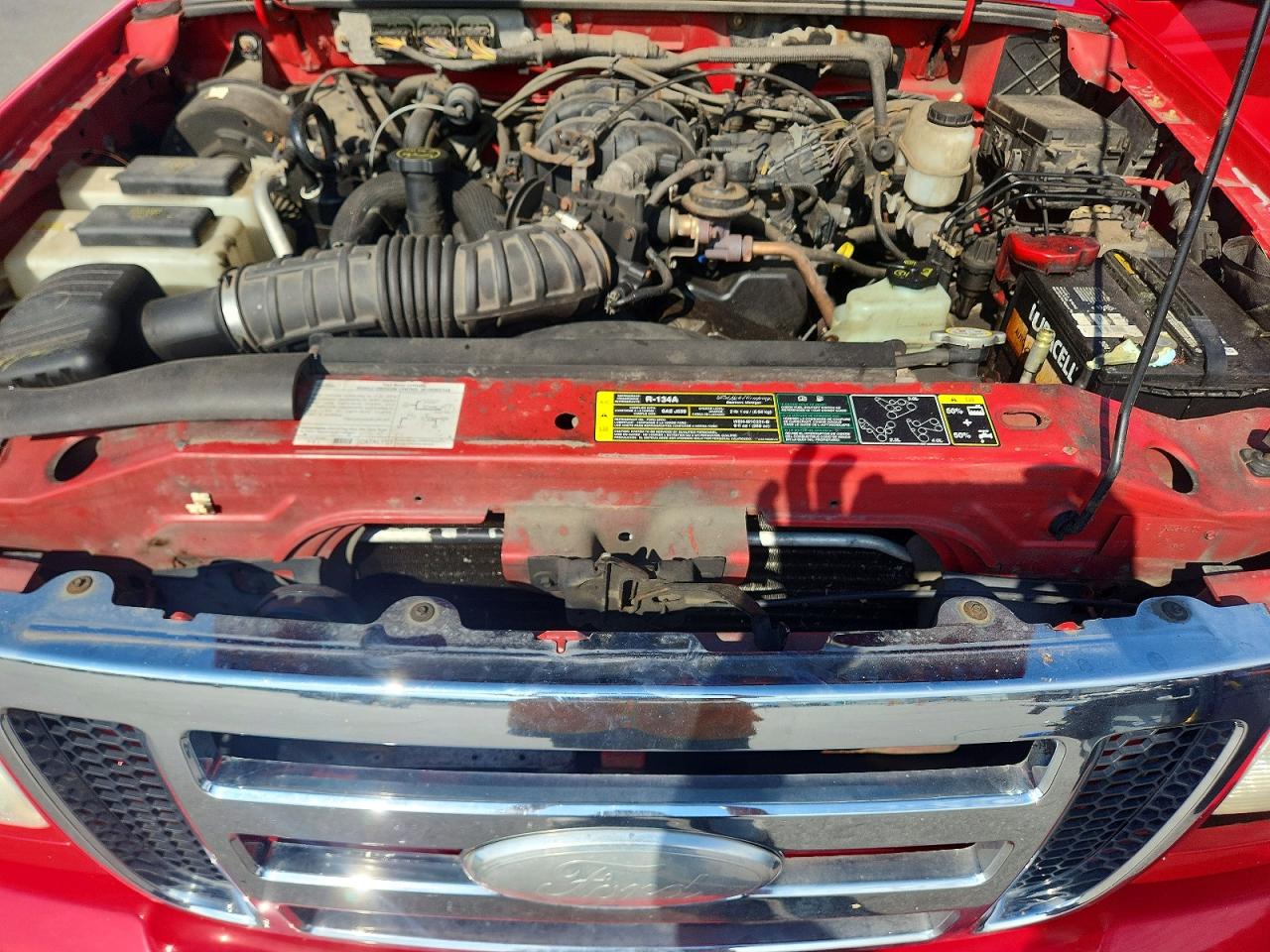 2007 Ford Ranger Super Cab Red vin: 1FTZR45E37PA64334