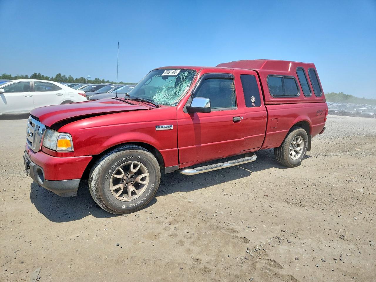 2008 Ford Ranger Super Cab Red vin: 1FTZR45E38PA59037