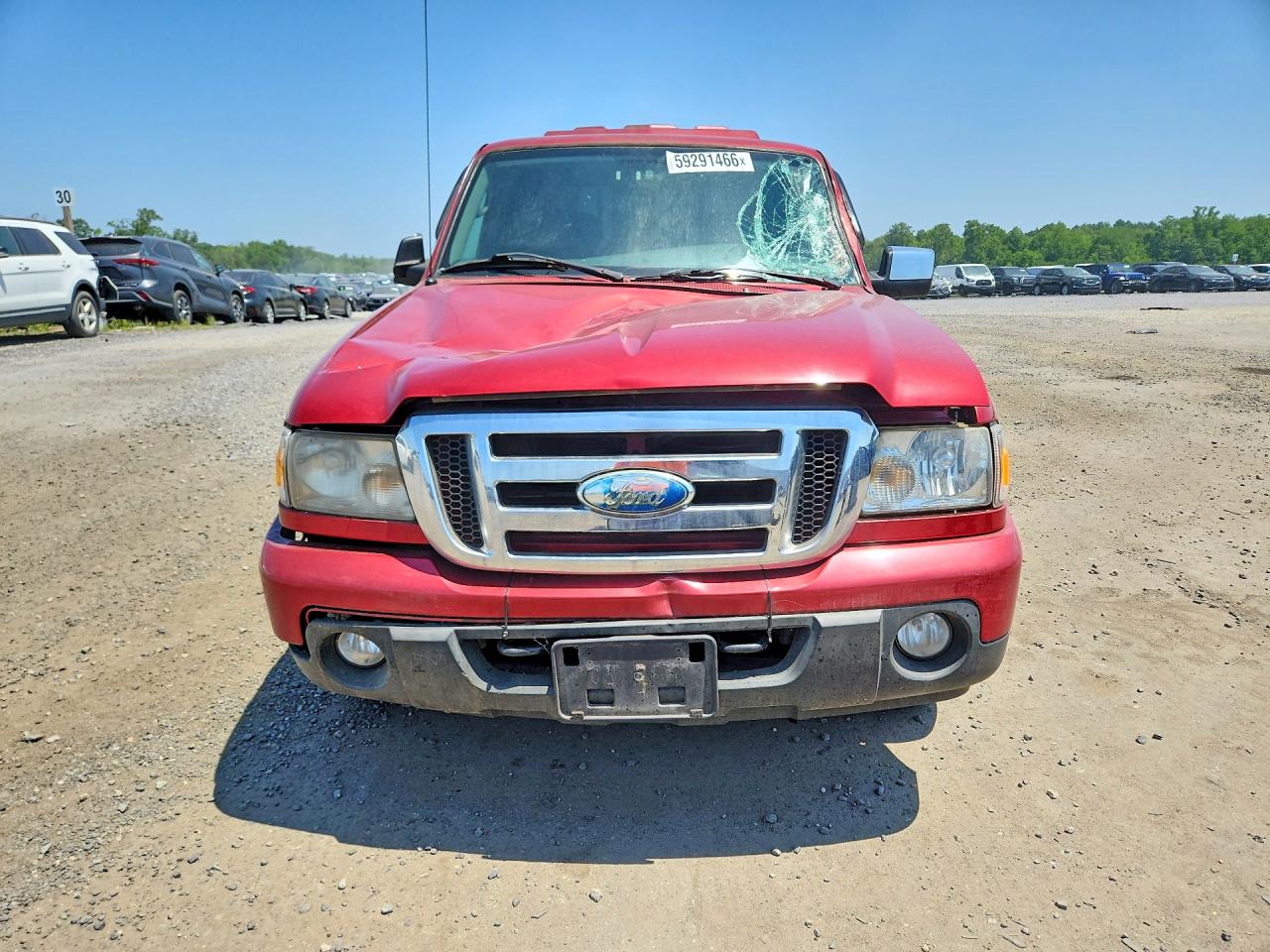 2008 Ford Ranger Super Cab Red vin: 1FTZR45E38PA59037
