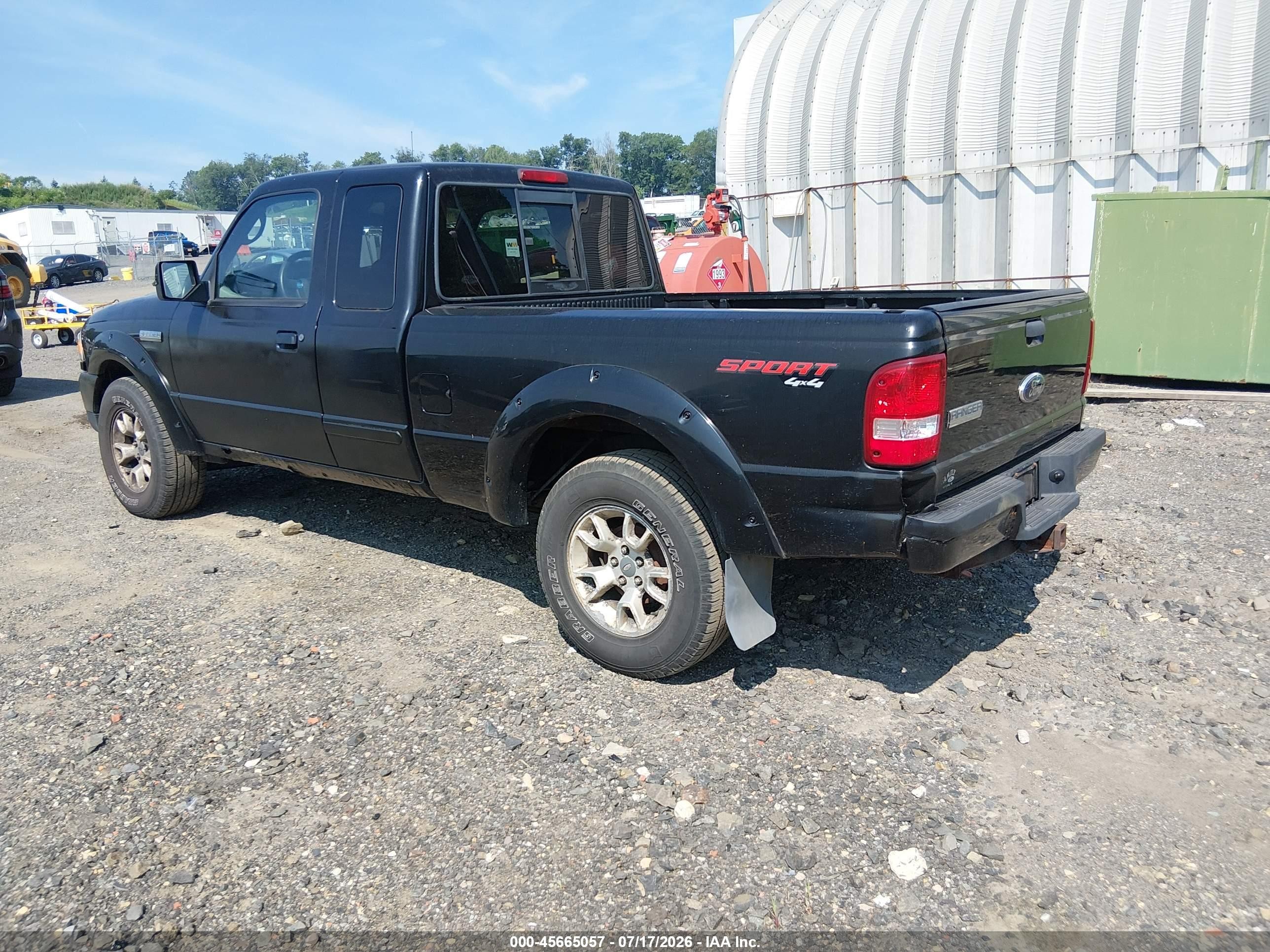 2009 Ford Ranger Fx4 Off-road/sport/xlt Black vin: 1FTZR45E39PA44524