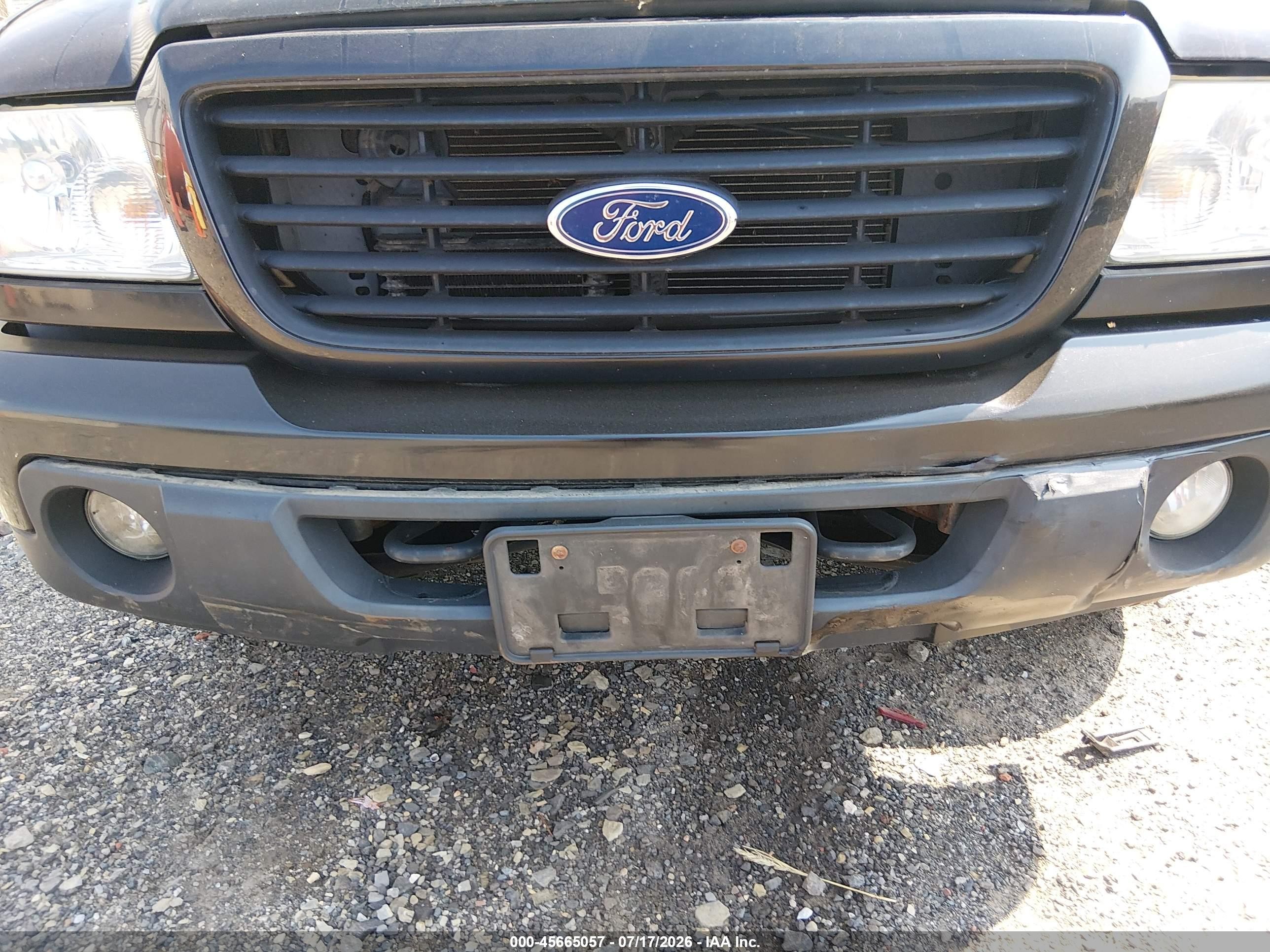 2009 Ford Ranger Fx4 Off-road/sport/xlt Black vin: 1FTZR45E39PA44524