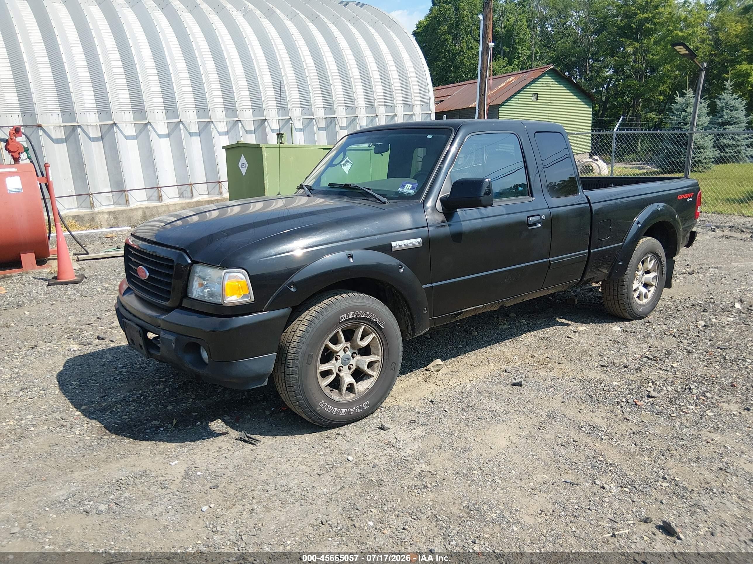 2009 Ford Ranger Fx4 Off-road/sport/xlt Black vin: 1FTZR45E39PA44524