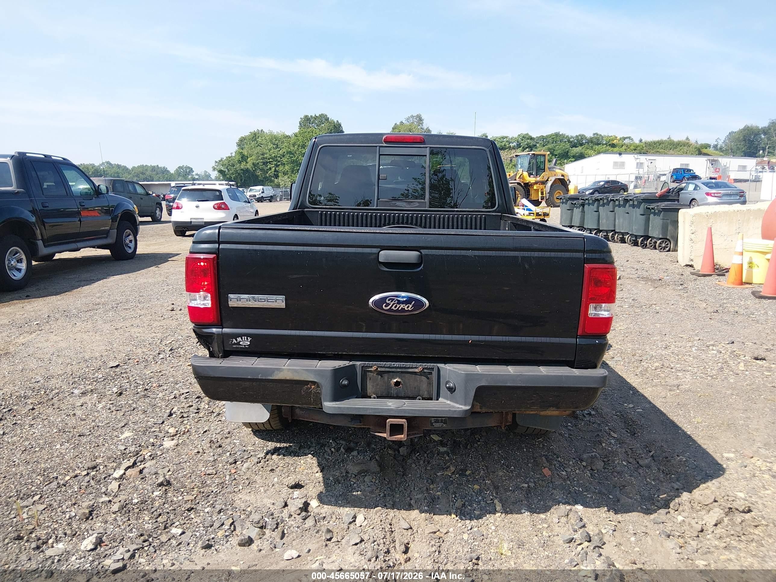2009 Ford Ranger Fx4 Off-road/sport/xlt Black vin: 1FTZR45E39PA44524