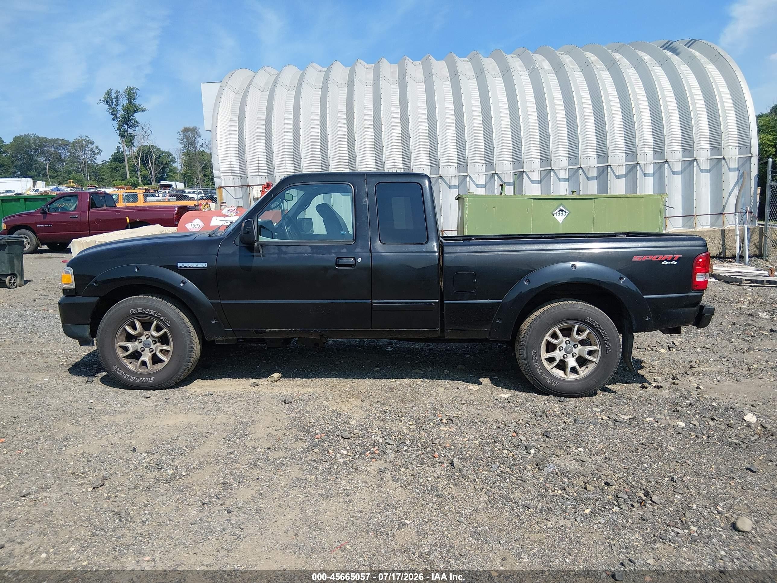 2009 Ford Ranger Fx4 Off-road/sport/xlt Black vin: 1FTZR45E39PA44524