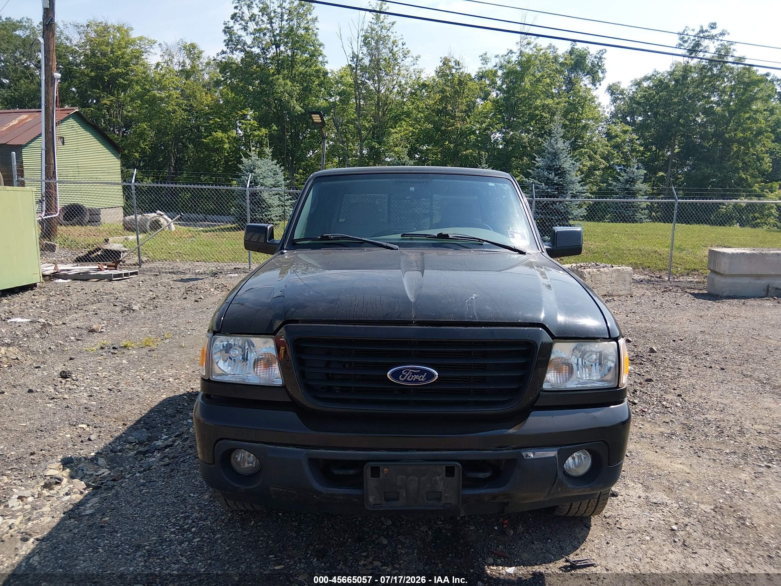 2009 Ford Ranger Fx4 Off-road/sport/xlt Black vin: 1FTZR45E39PA44524