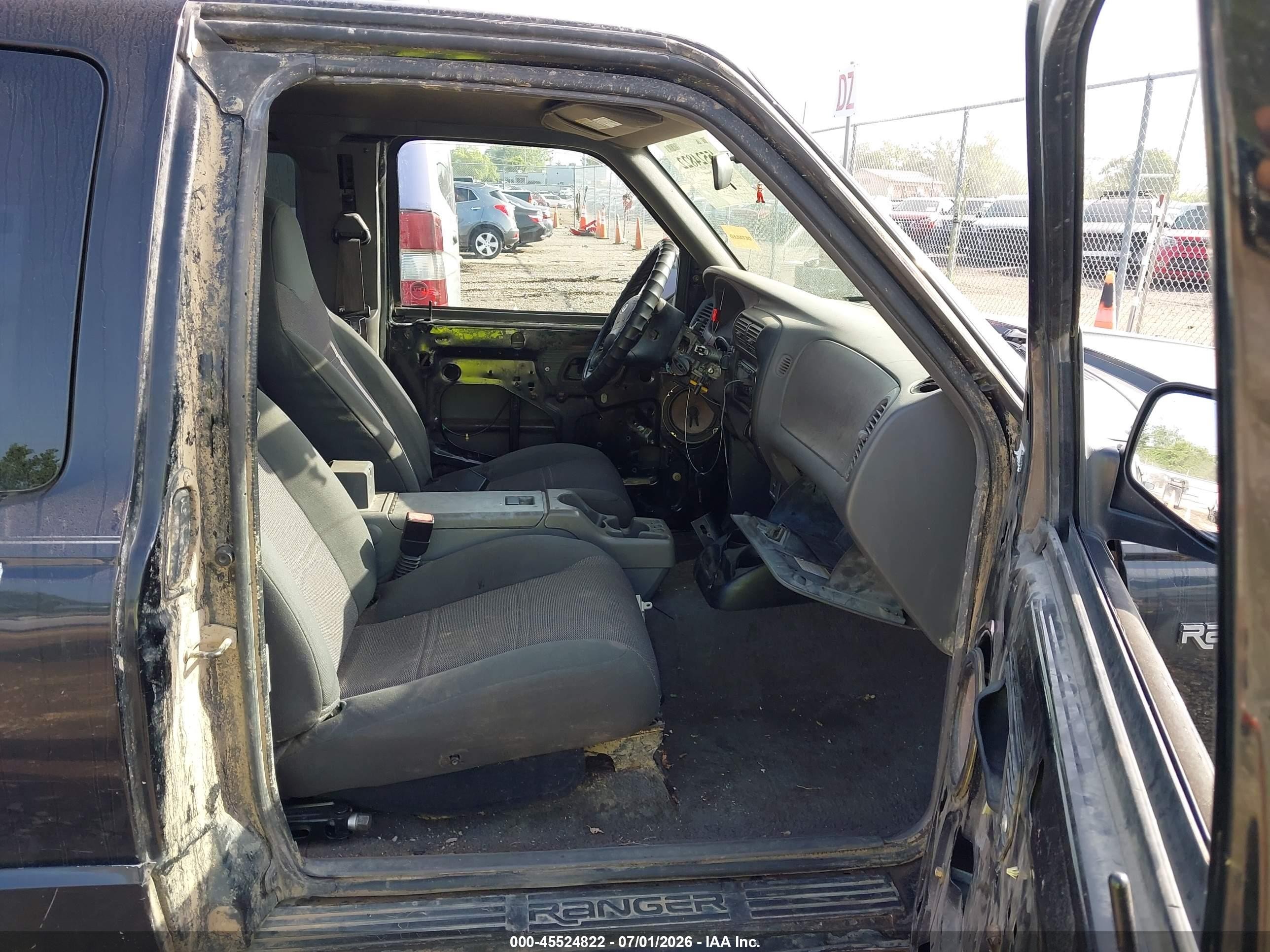 2002 Ford Ranger Edge/xlt Black vin: 1FTZR45E42PA47809