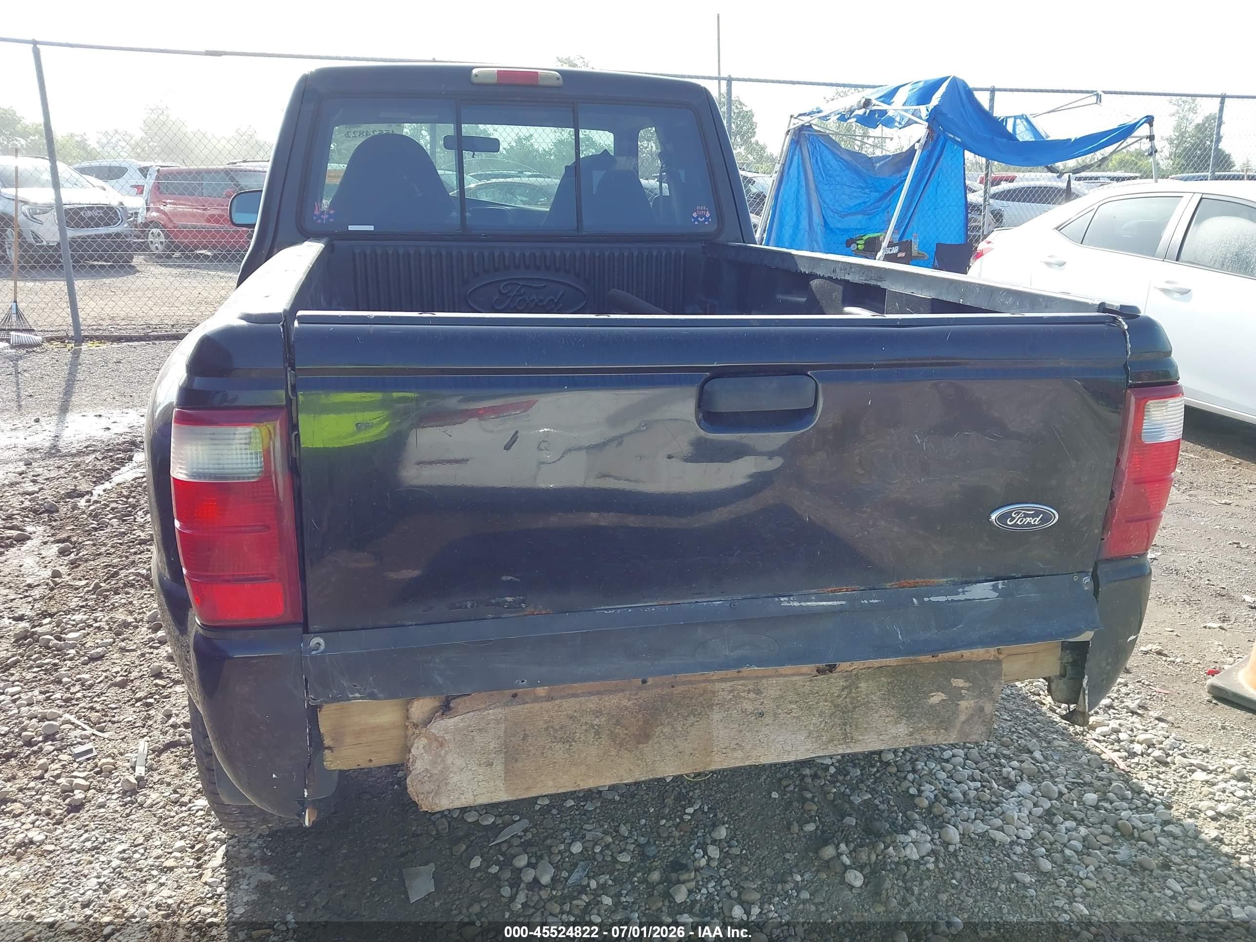 2002 Ford Ranger Edge/xlt Black vin: 1FTZR45E42PA47809