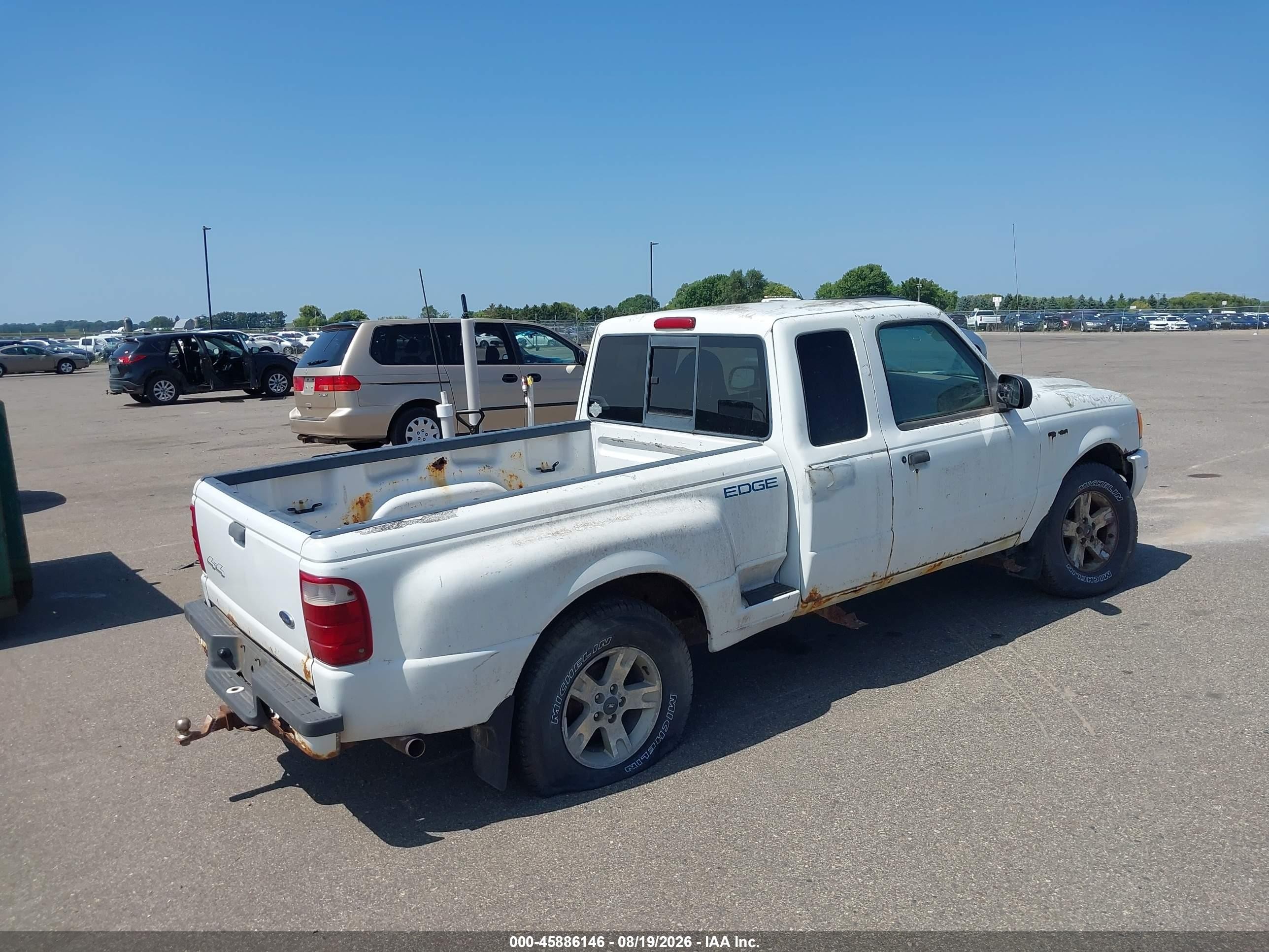 2002 Ford Ranger Edge/xlt White vin: 1FTZR45E42PA72807