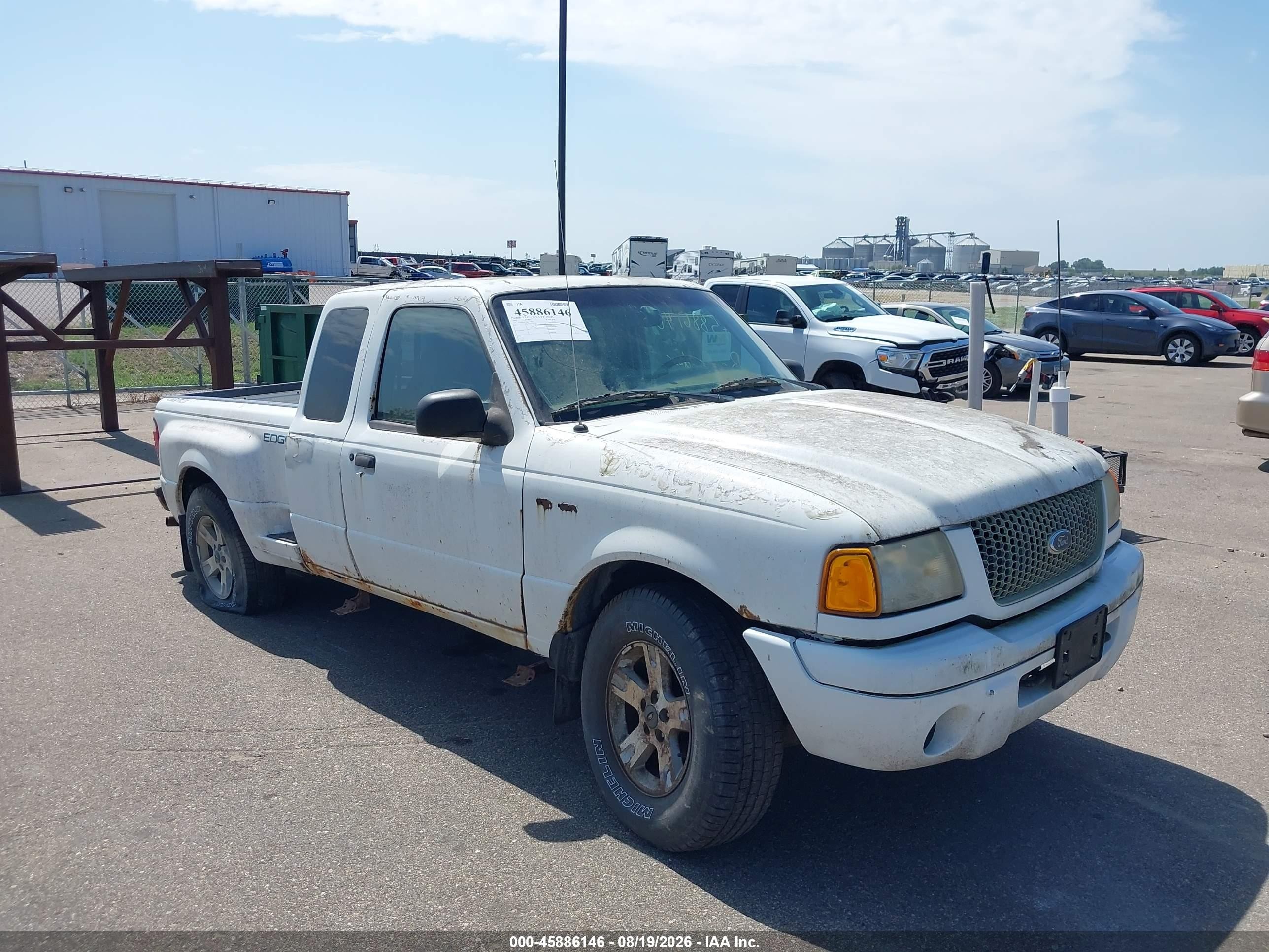 2002 Ford Ranger Edge/xlt White vin: 1FTZR45E42PA72807