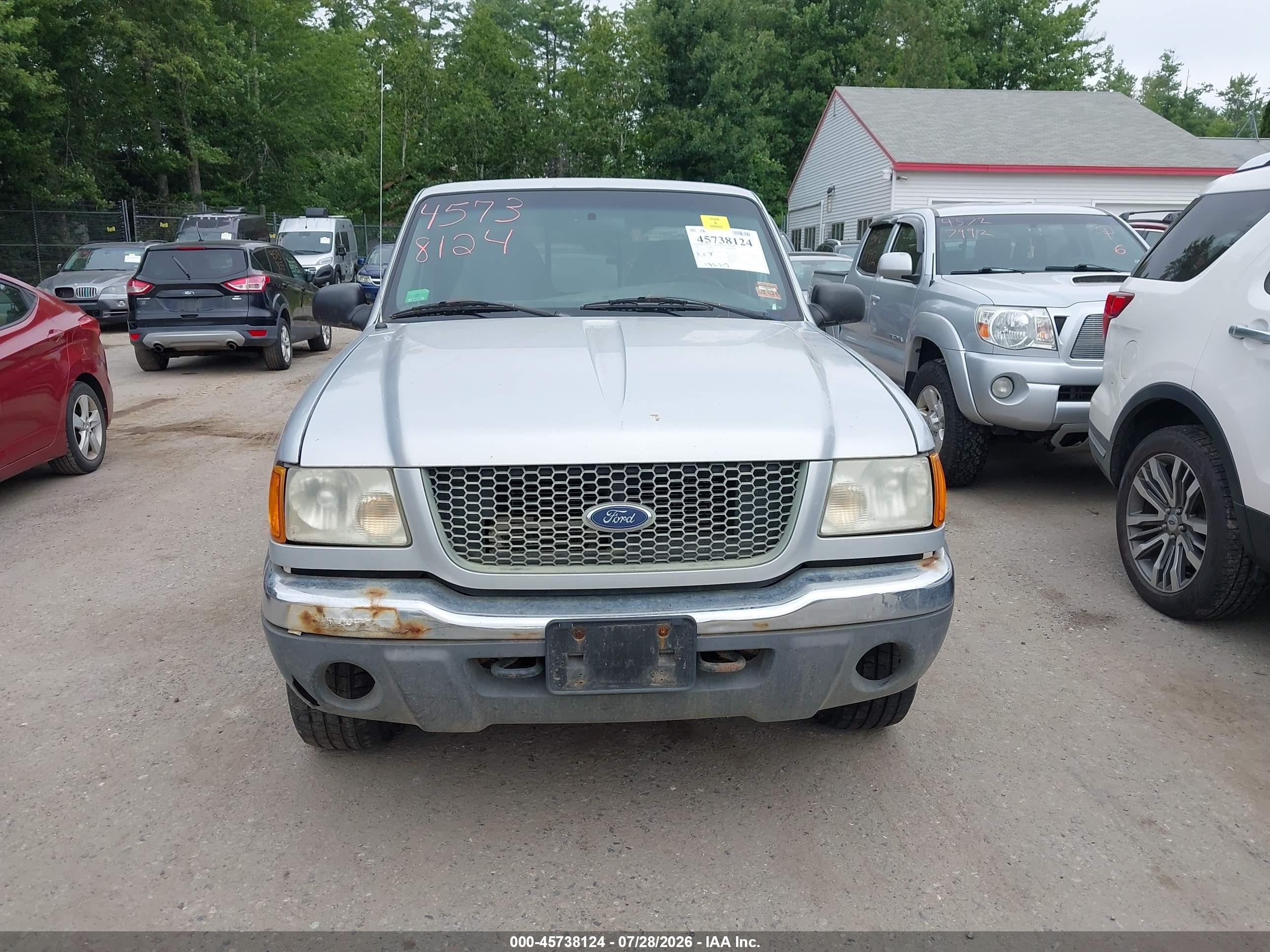 2002 Ford Ranger Edge/xlt Silver vin: 1FTZR45E42PB17972