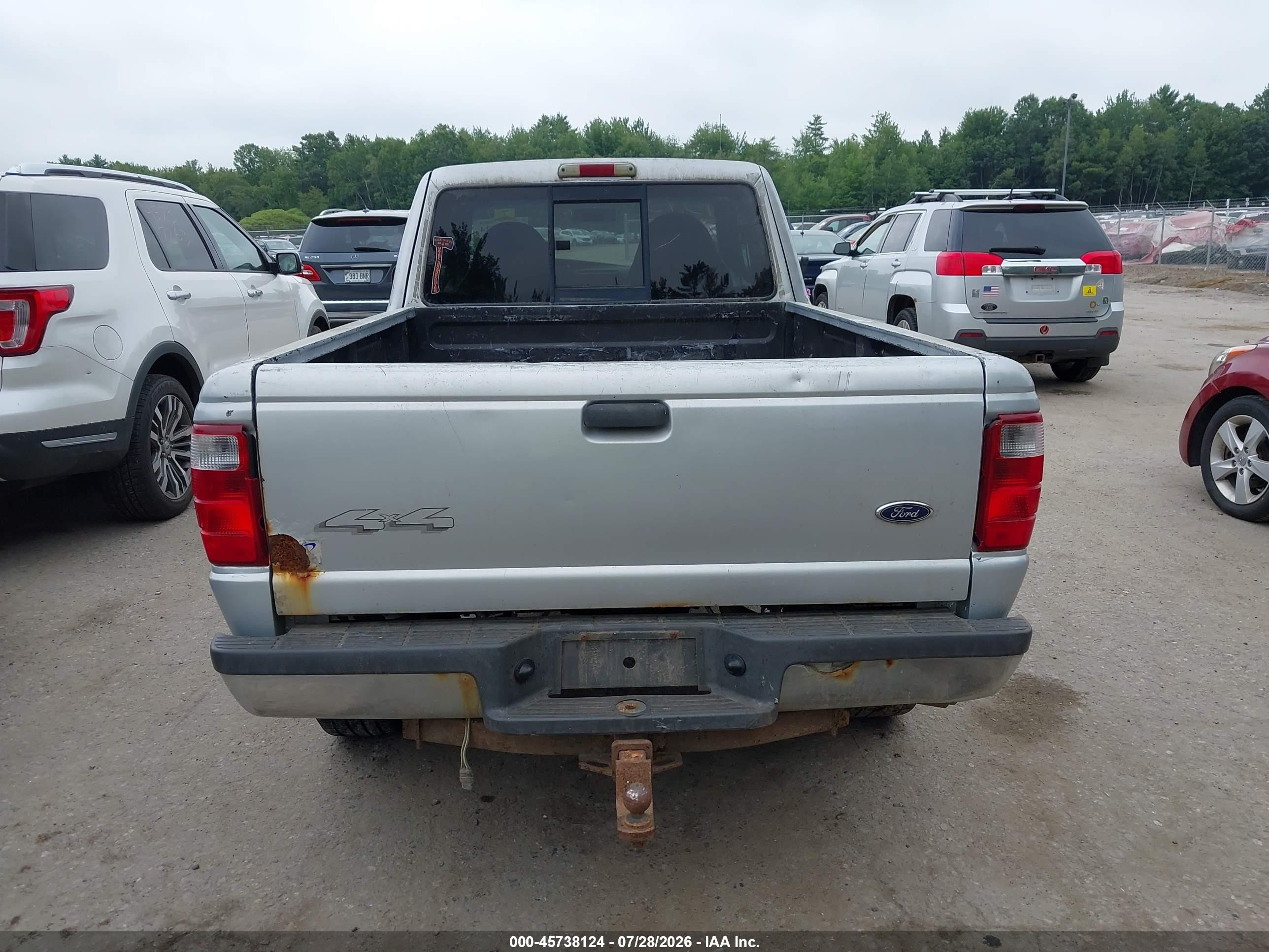 2002 Ford Ranger Edge/xlt Silver vin: 1FTZR45E42PB17972