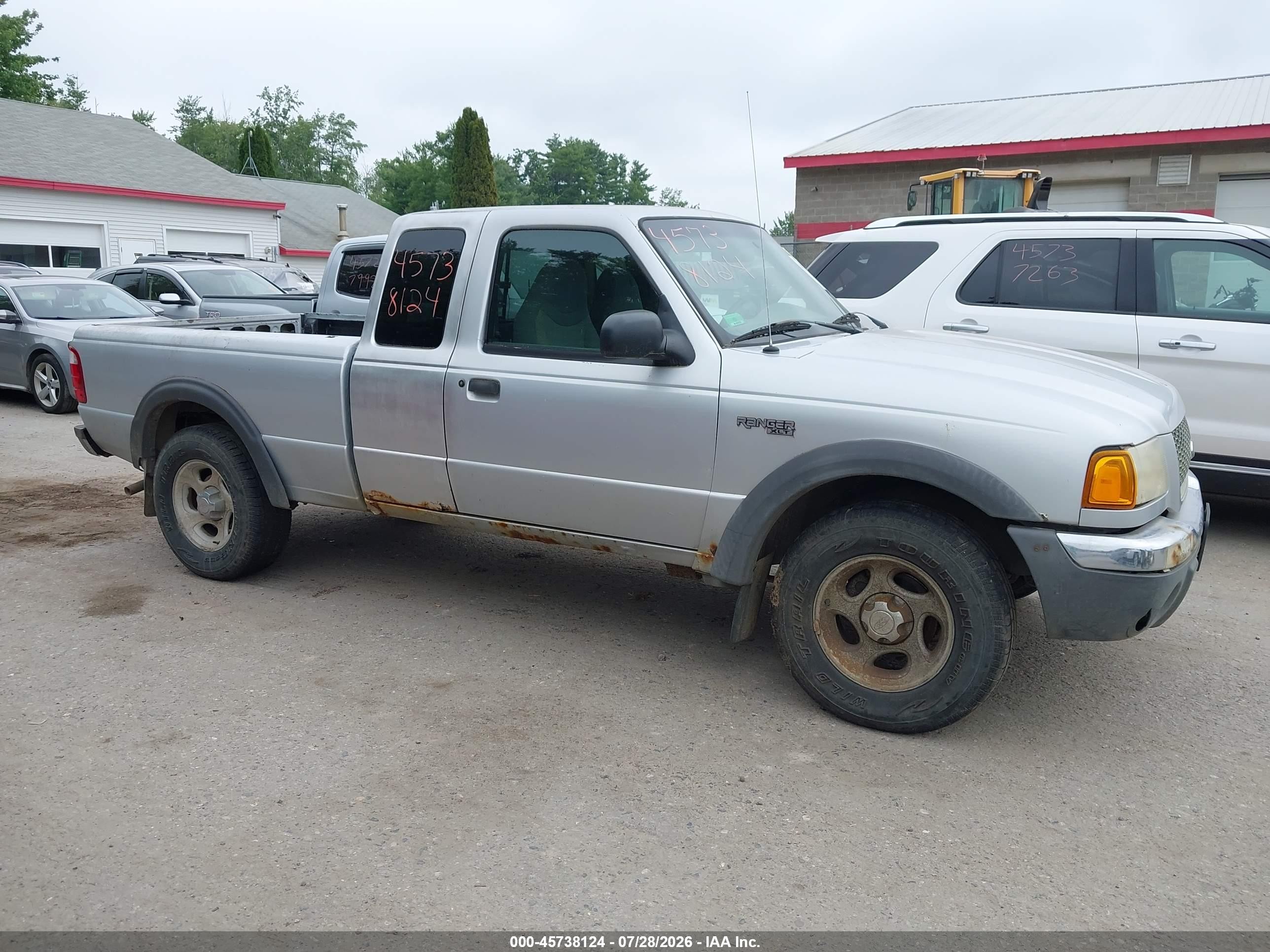 2002 Ford Ranger Edge/xlt Silver vin: 1FTZR45E42PB17972