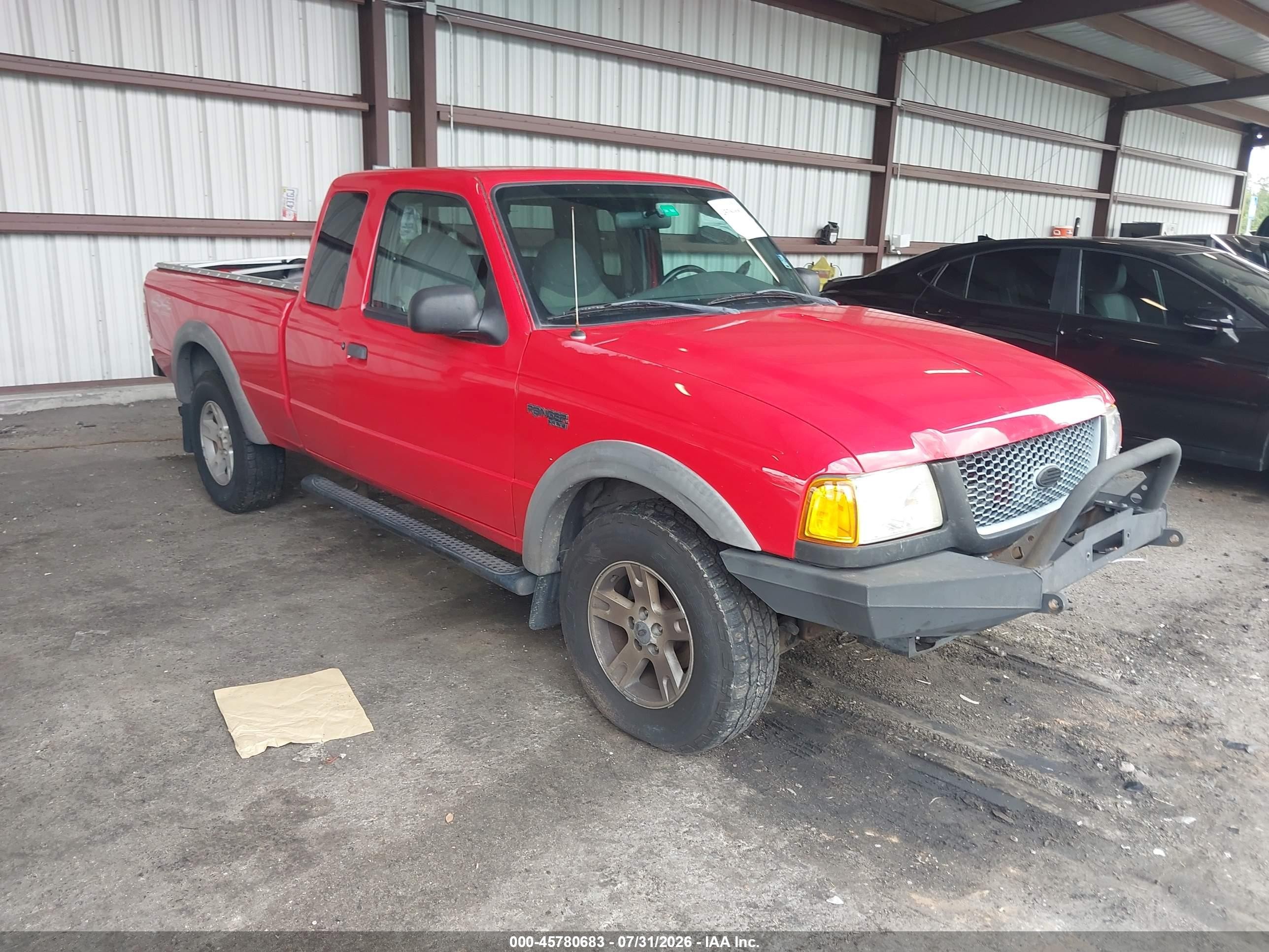 2002 Ford Ranger Edge/xlt Red vin: 1FTZR45E42PB30043