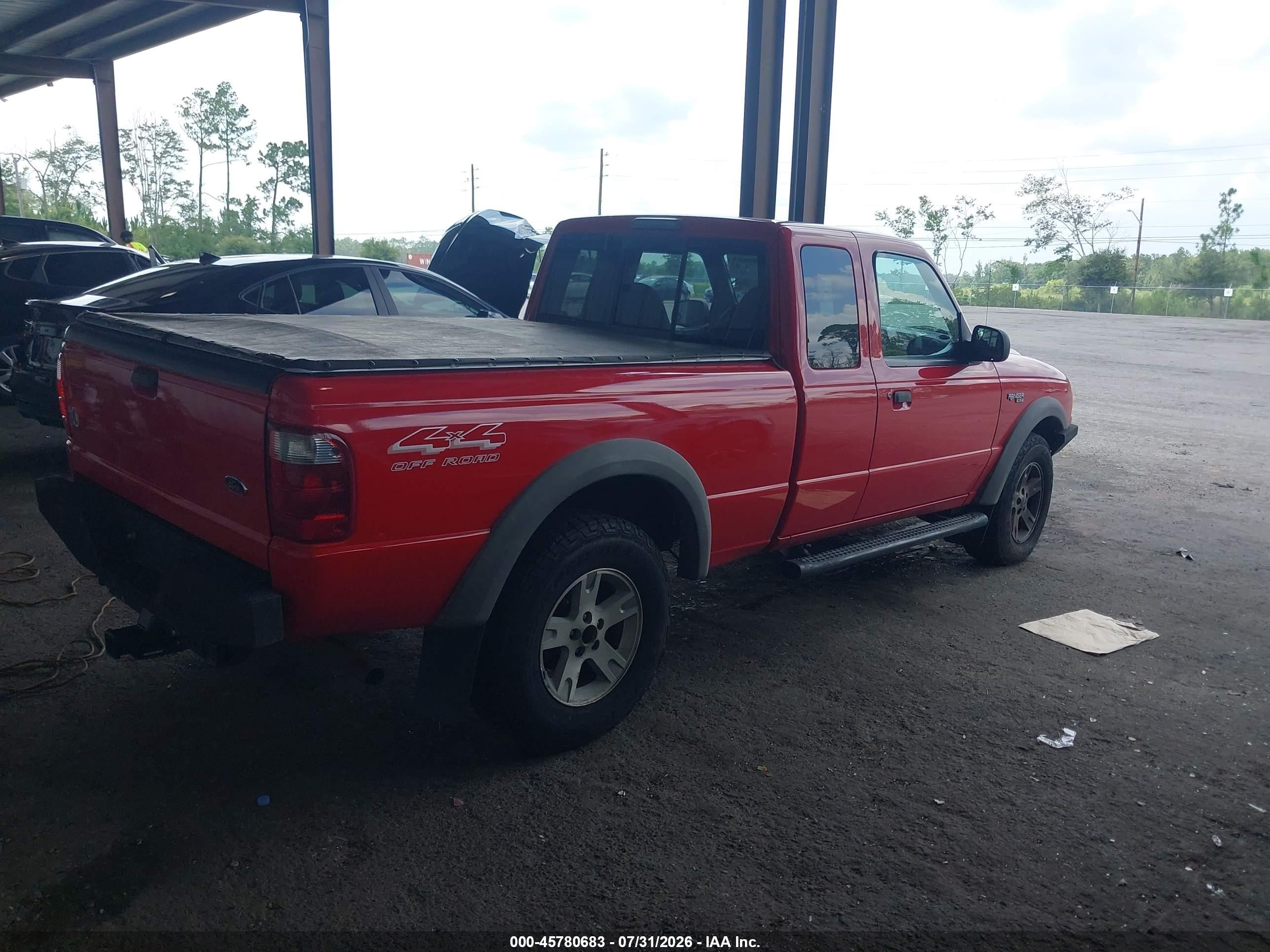 2002 Ford Ranger Edge/xlt Red vin: 1FTZR45E42PB30043