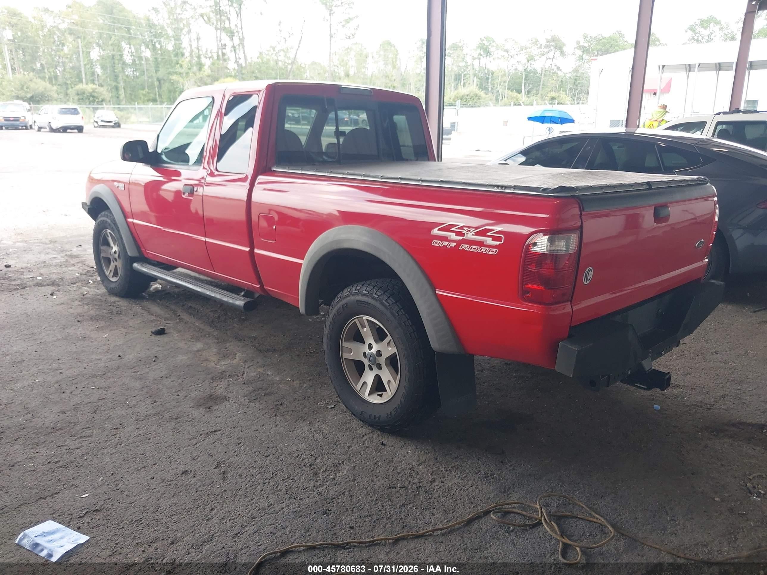 2002 Ford Ranger Edge/xlt Red vin: 1FTZR45E42PB30043