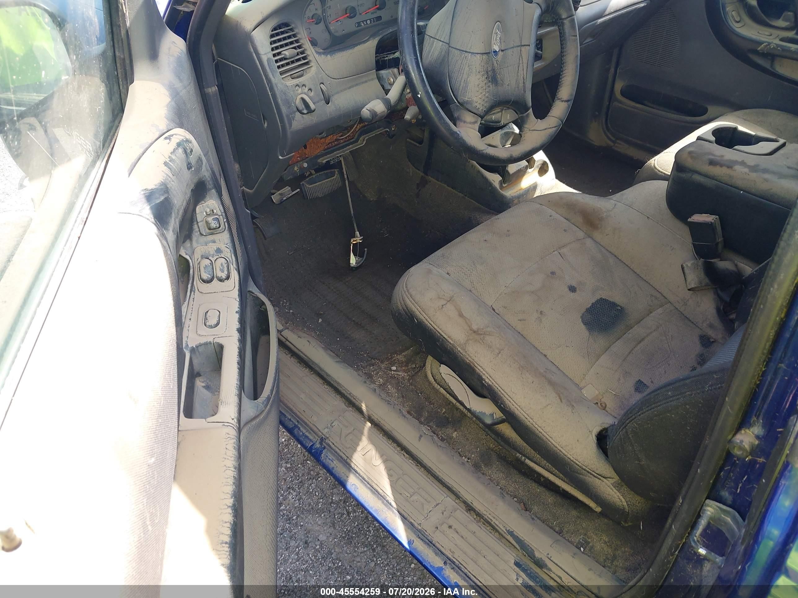 2003 Ford Ranger Edge/xlt Blue vin: 1FTZR45E43PA63557