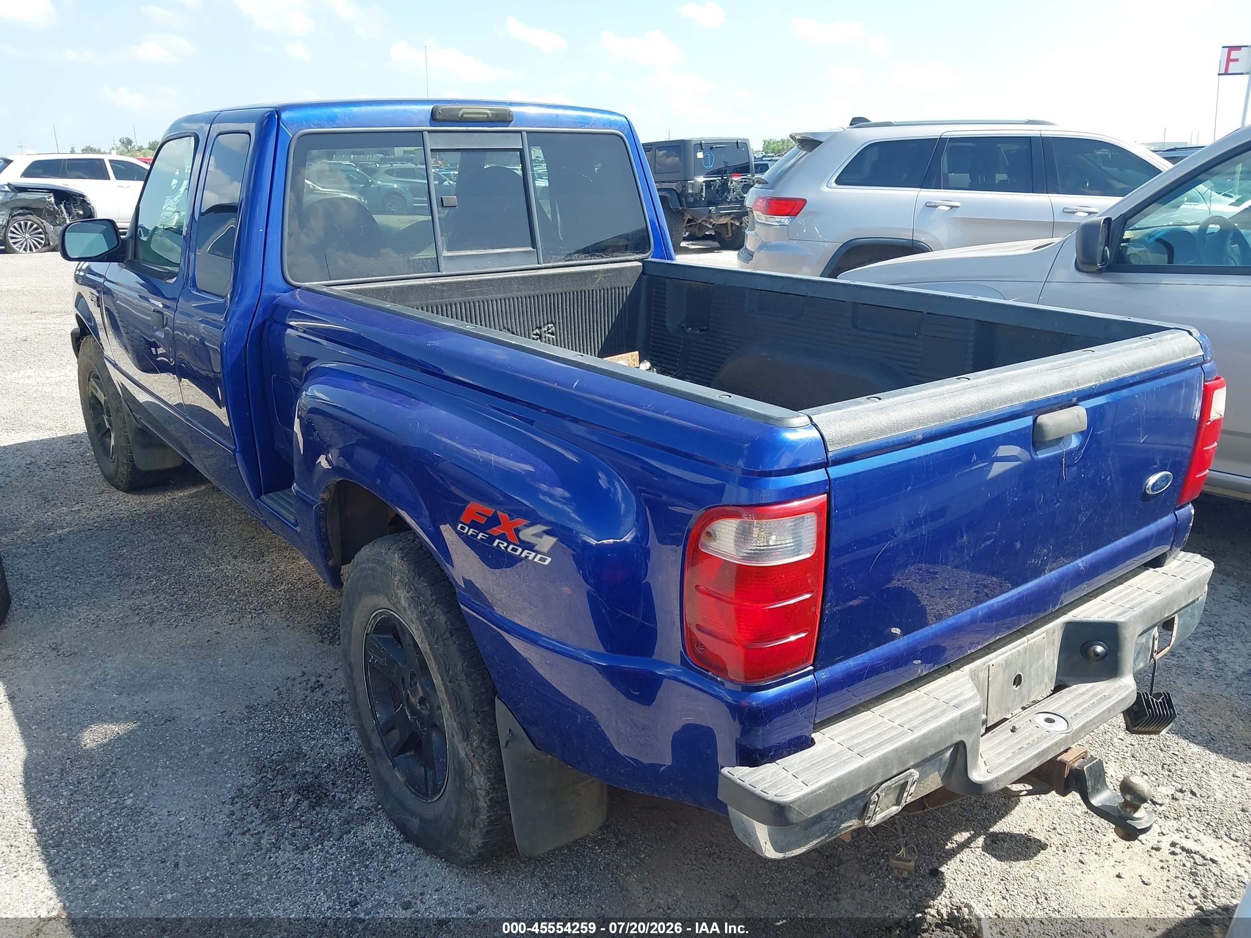 2003 Ford Ranger Edge/xlt Blue vin: 1FTZR45E43PA63557