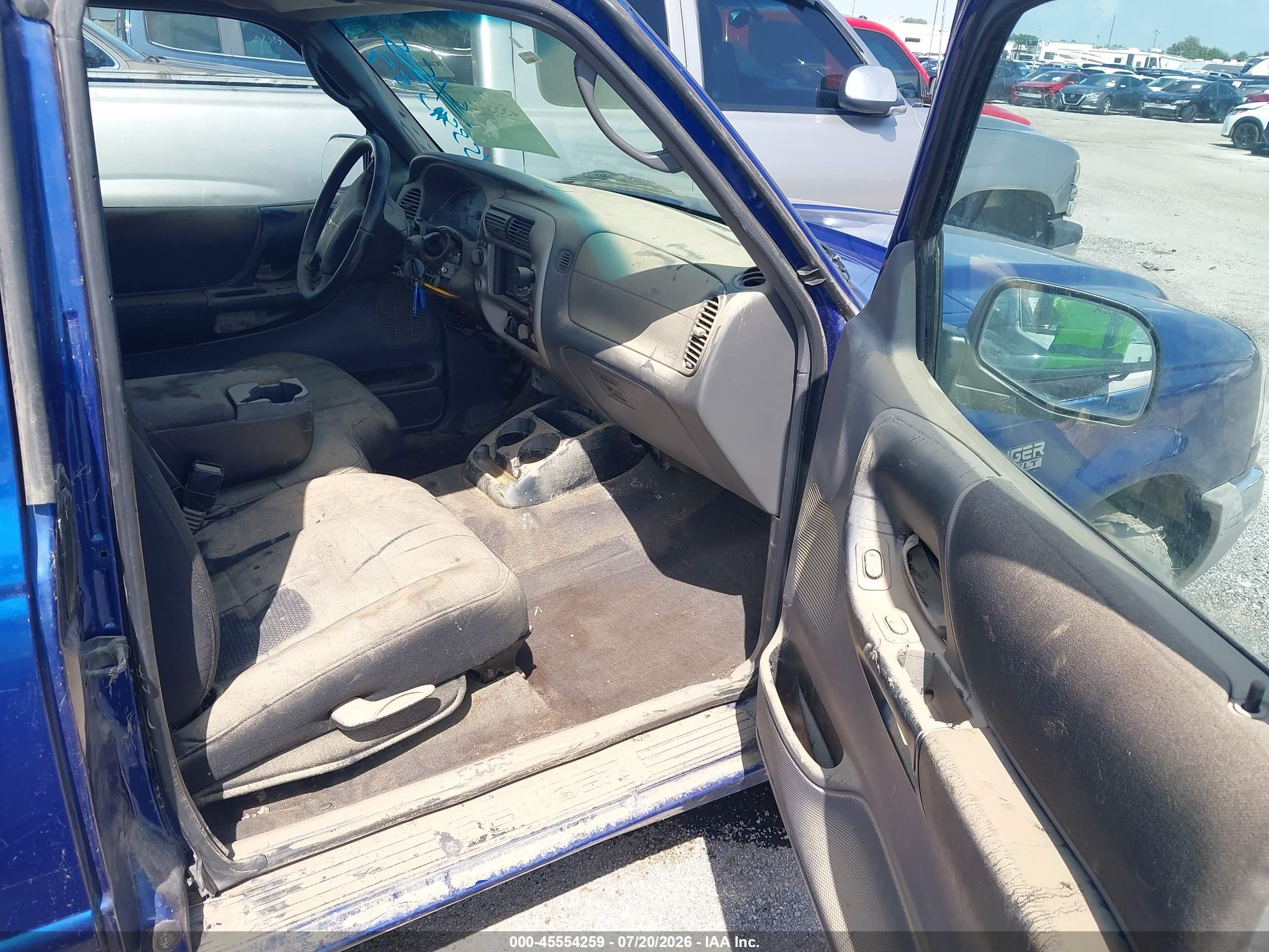 2003 Ford Ranger Edge/xlt Blue vin: 1FTZR45E43PA63557