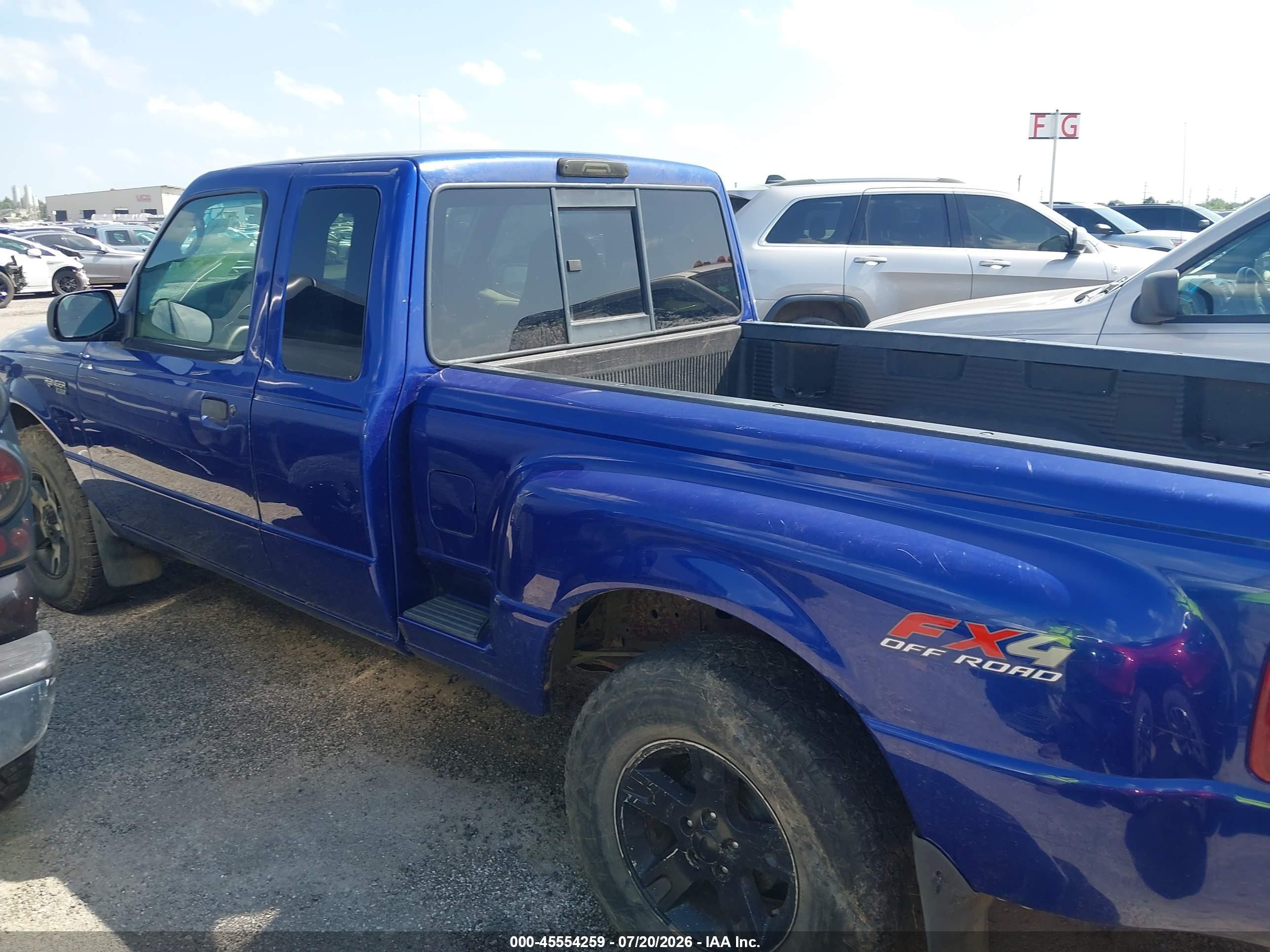 2003 Ford Ranger Edge/xlt Blue vin: 1FTZR45E43PA63557