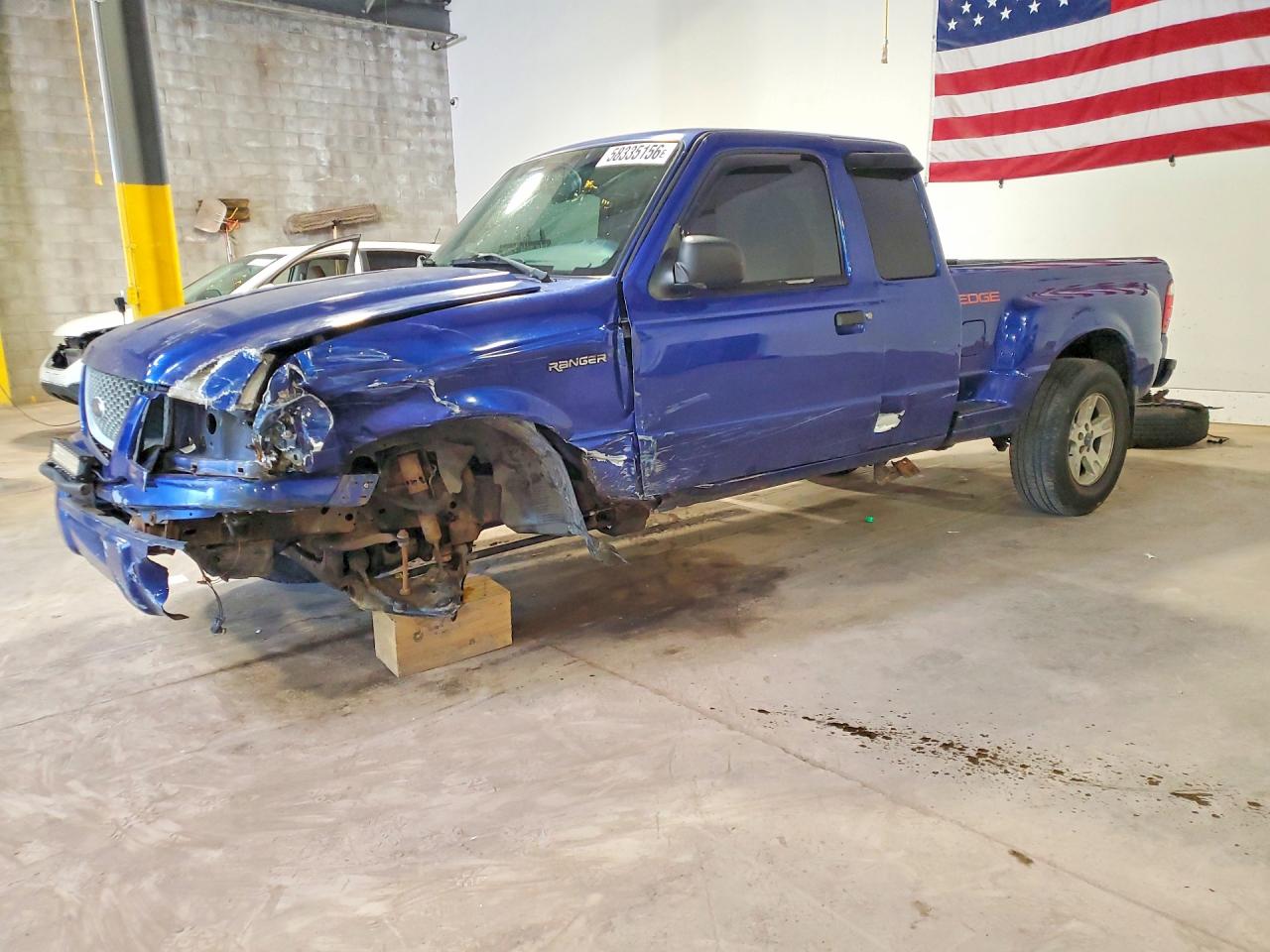 2003 Ford Ranger Super Cab Blue vin: 1FTZR45E43PA78933