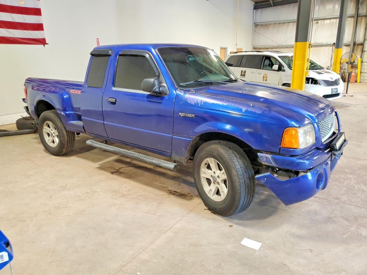 2003 Ford Ranger Super Cab Blue vin: 1FTZR45E43PA78933