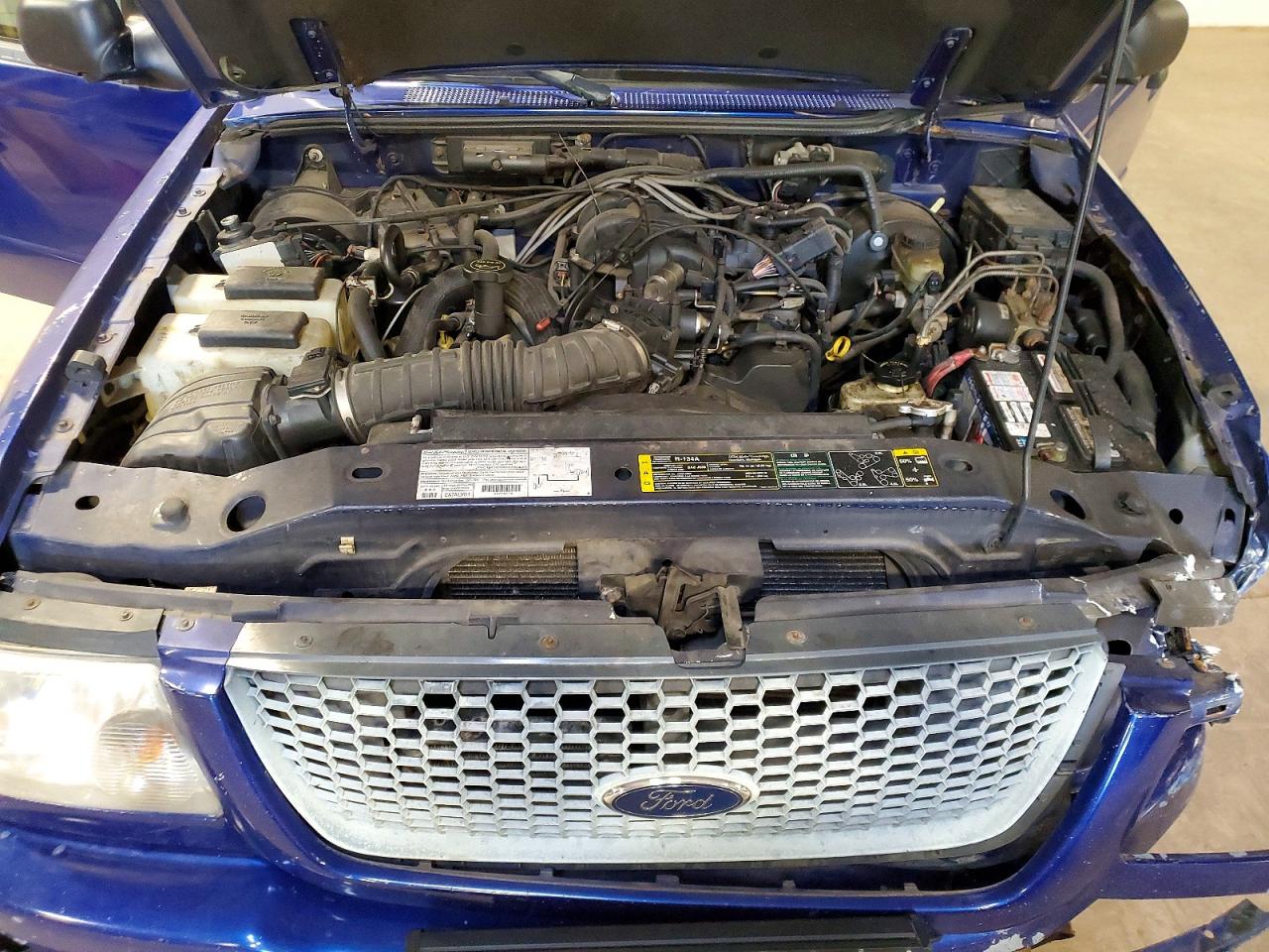 2003 Ford Ranger Super Cab Blue vin: 1FTZR45E43PA78933