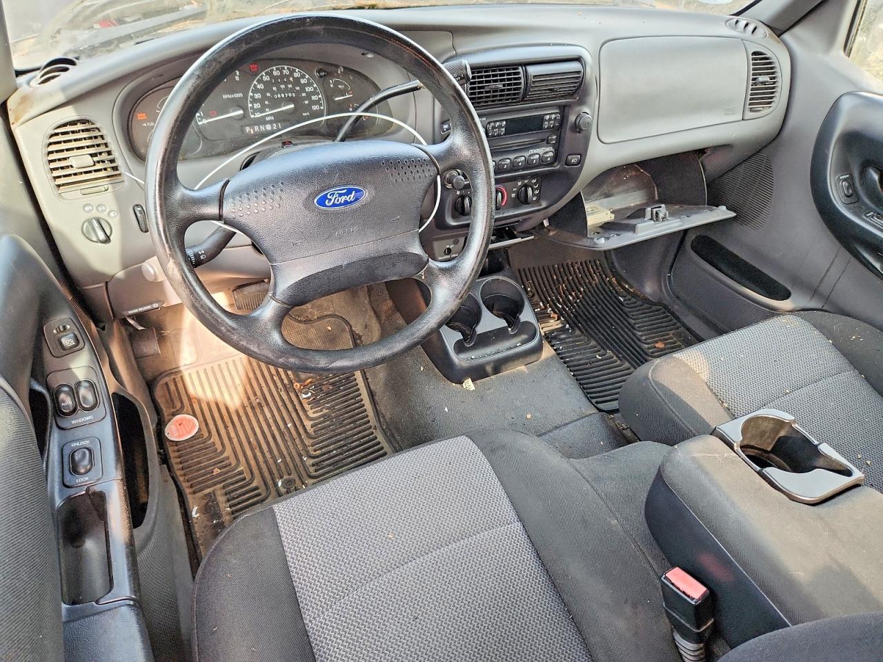 2003 Ford Ranger Super Cab Black vin: 1FTZR45E43TA07948