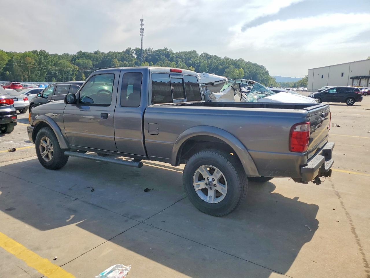 2004 Ford Ranger Super Cab Gray vin: 1FTZR45E44PA10049