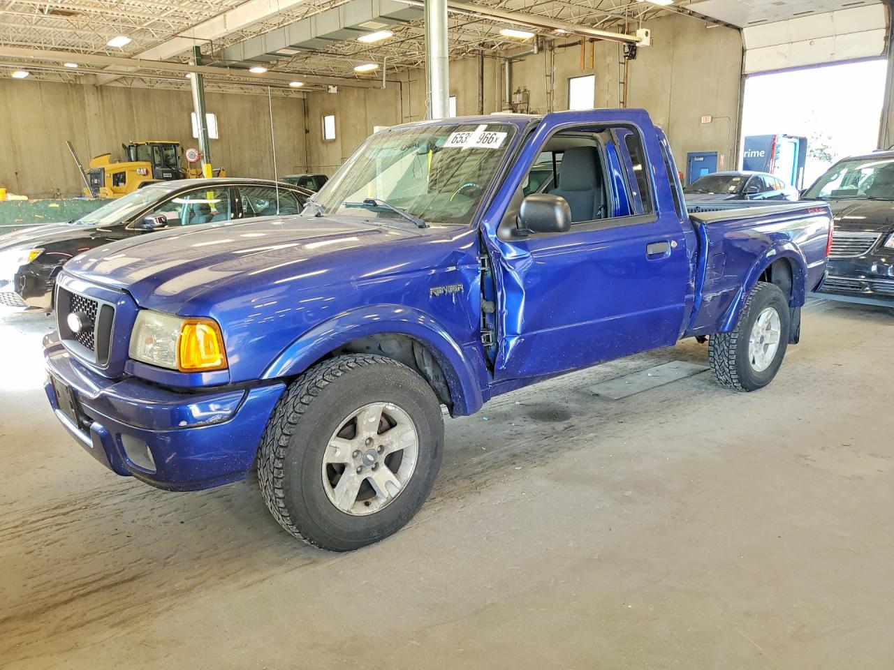 2004 Ford Ranger Super Cab Blue vin: 1FTZR45E44PA39308