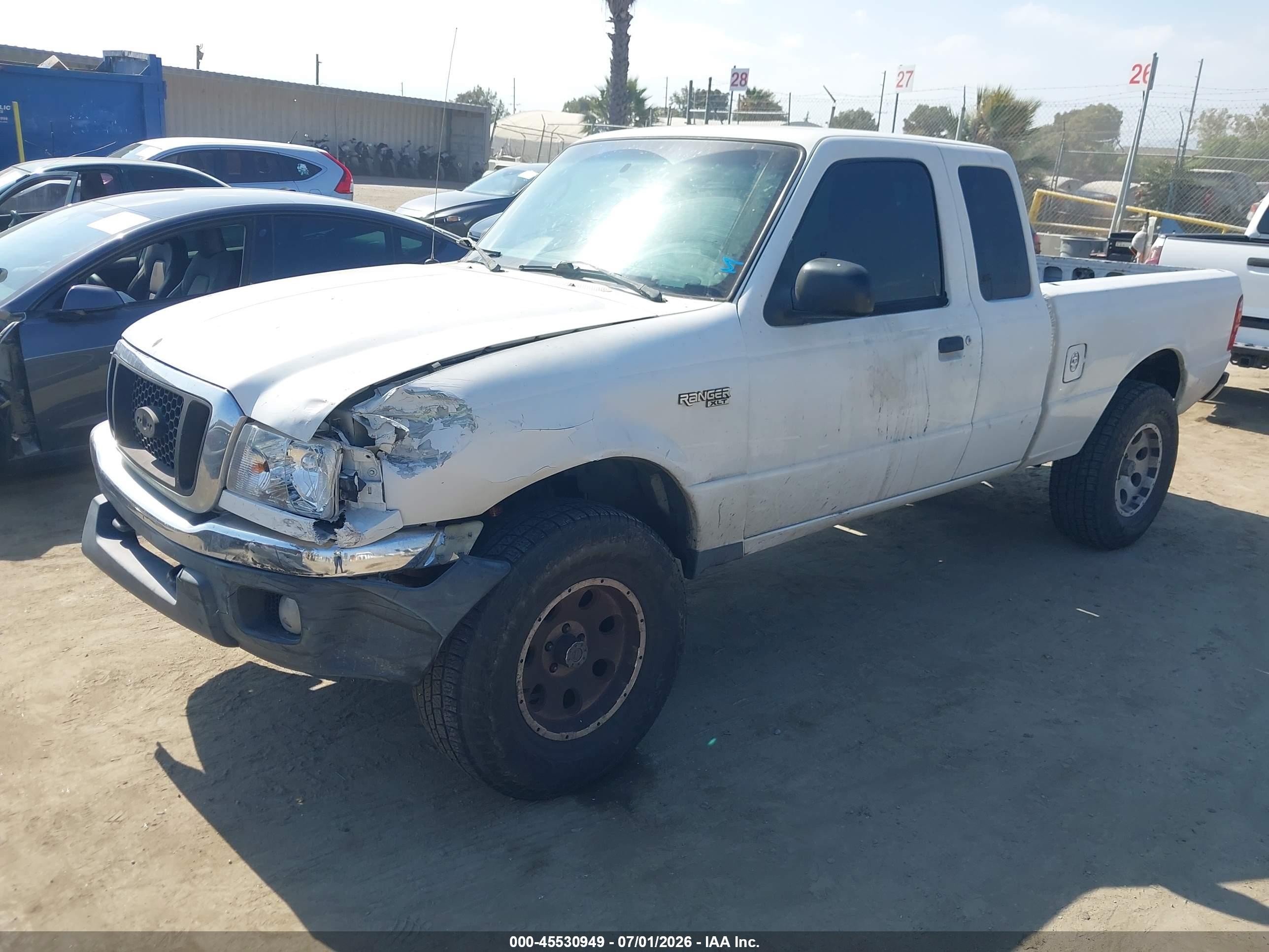 2004 Ford Ranger Edge/tremor/xlt White vin: 1FTZR45E44PA66430