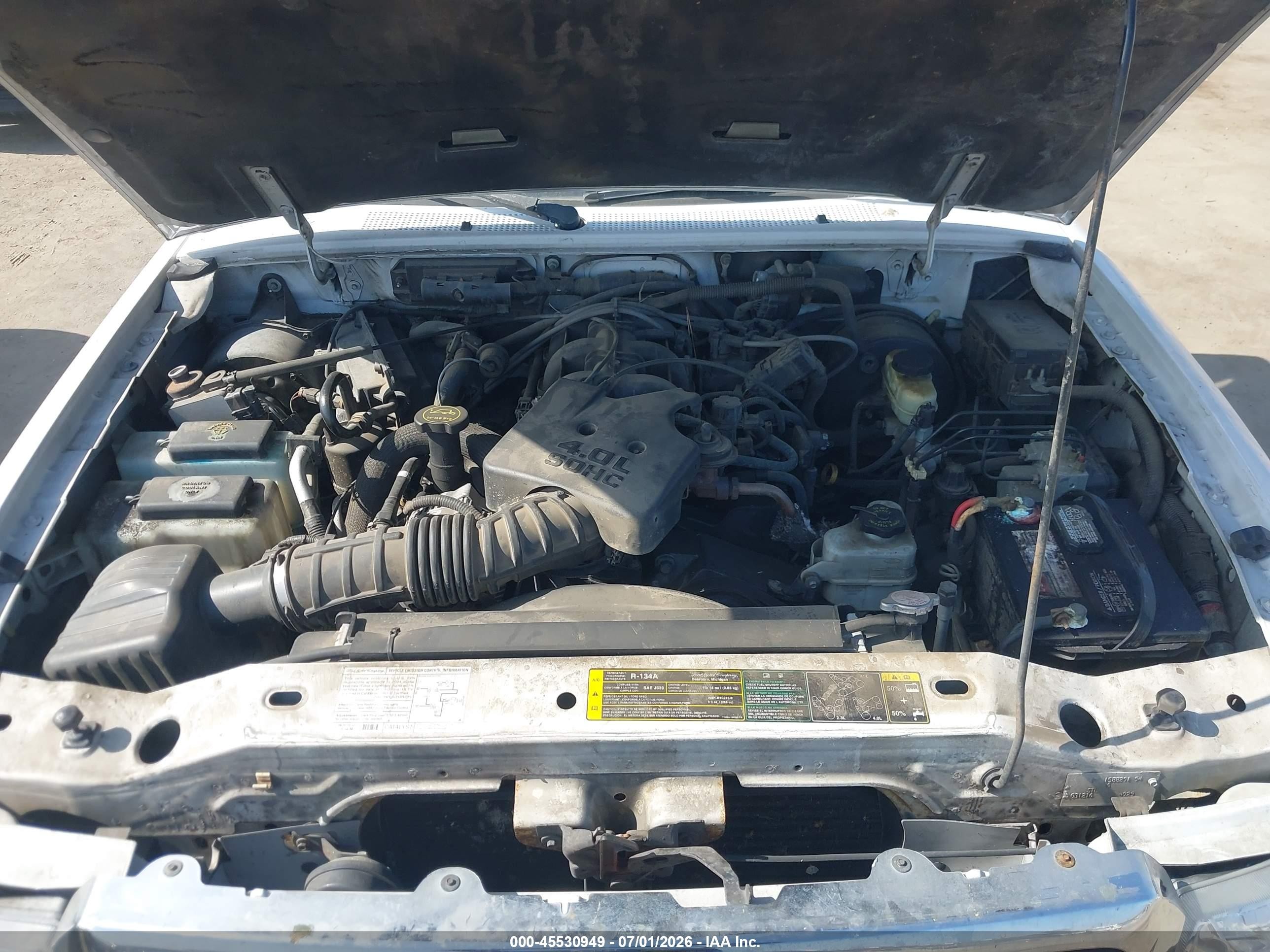 2004 Ford Ranger Edge/tremor/xlt White vin: 1FTZR45E44PA66430