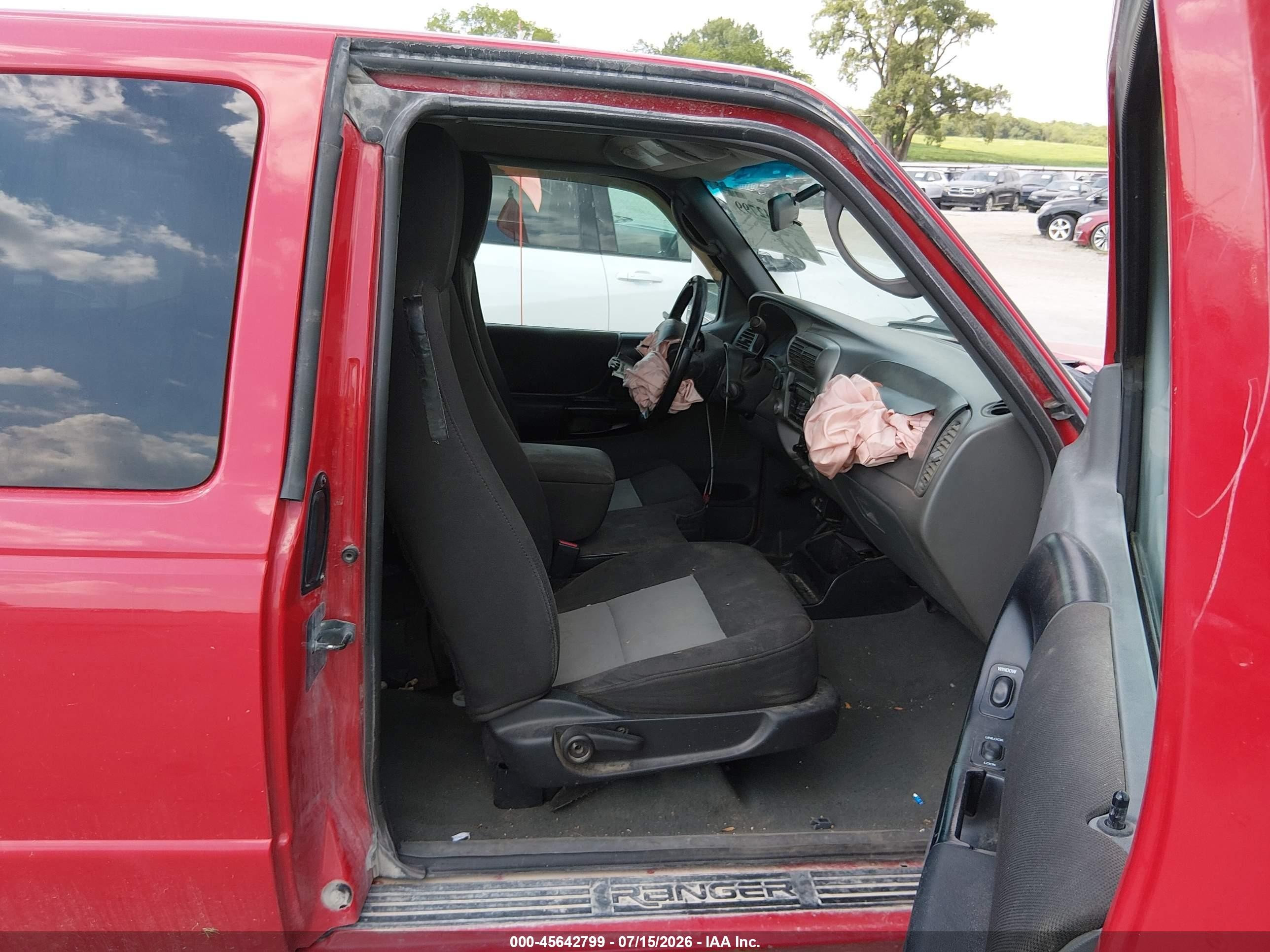 2004 Ford Ranger Super Cab Red vin: 1FTZR45E44PB04075