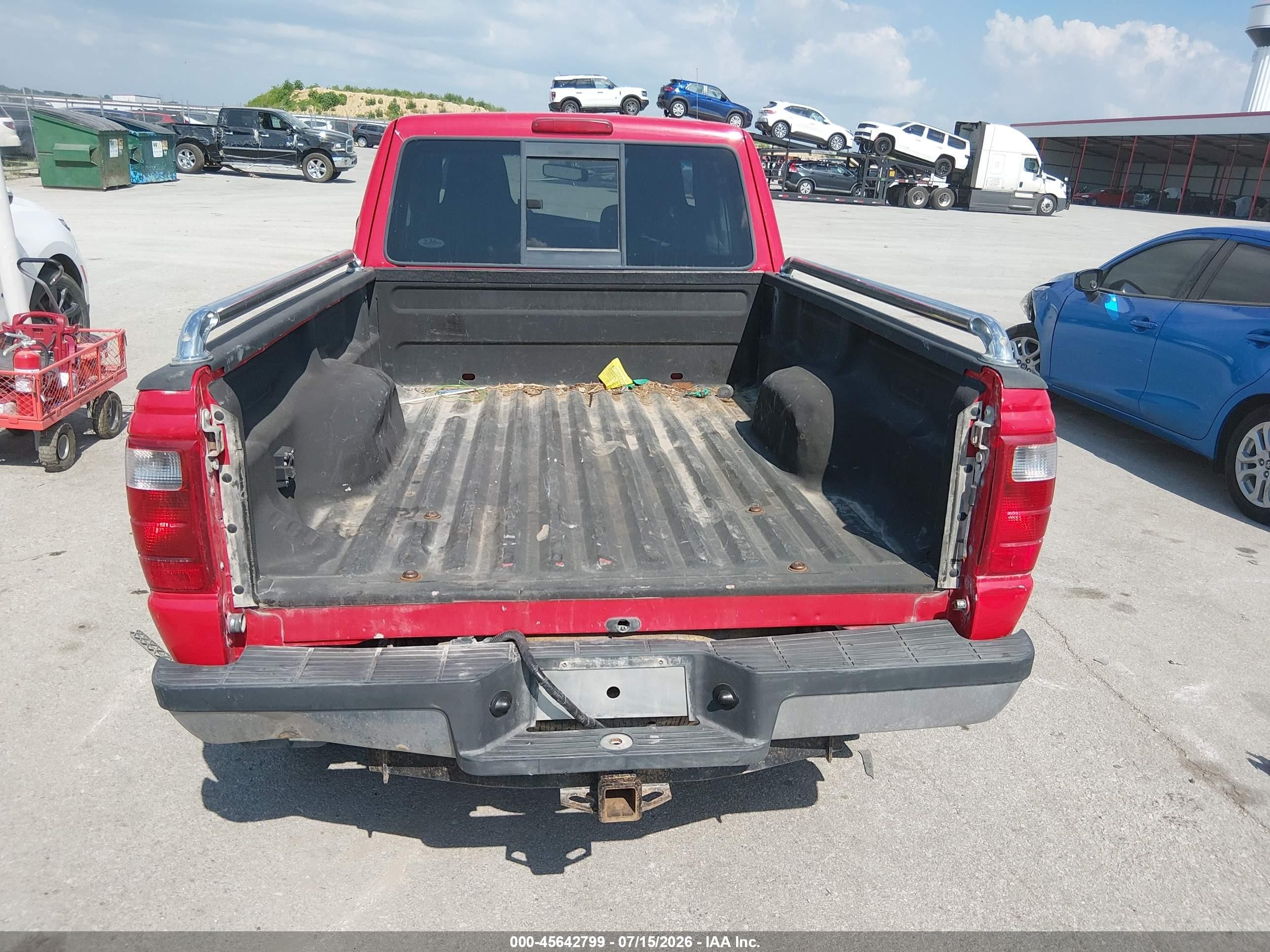 2004 Ford Ranger Super Cab Red vin: 1FTZR45E44PB04075