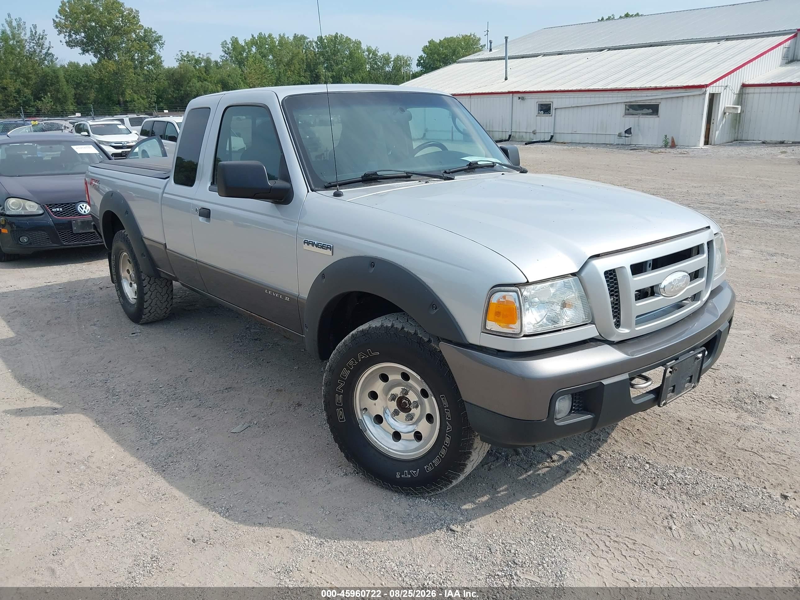 2006 Ford Ranger Fx4 Level Ii/fx4 Off-road/sport/xlt Gray vin: 1FTZR45E46PA79777