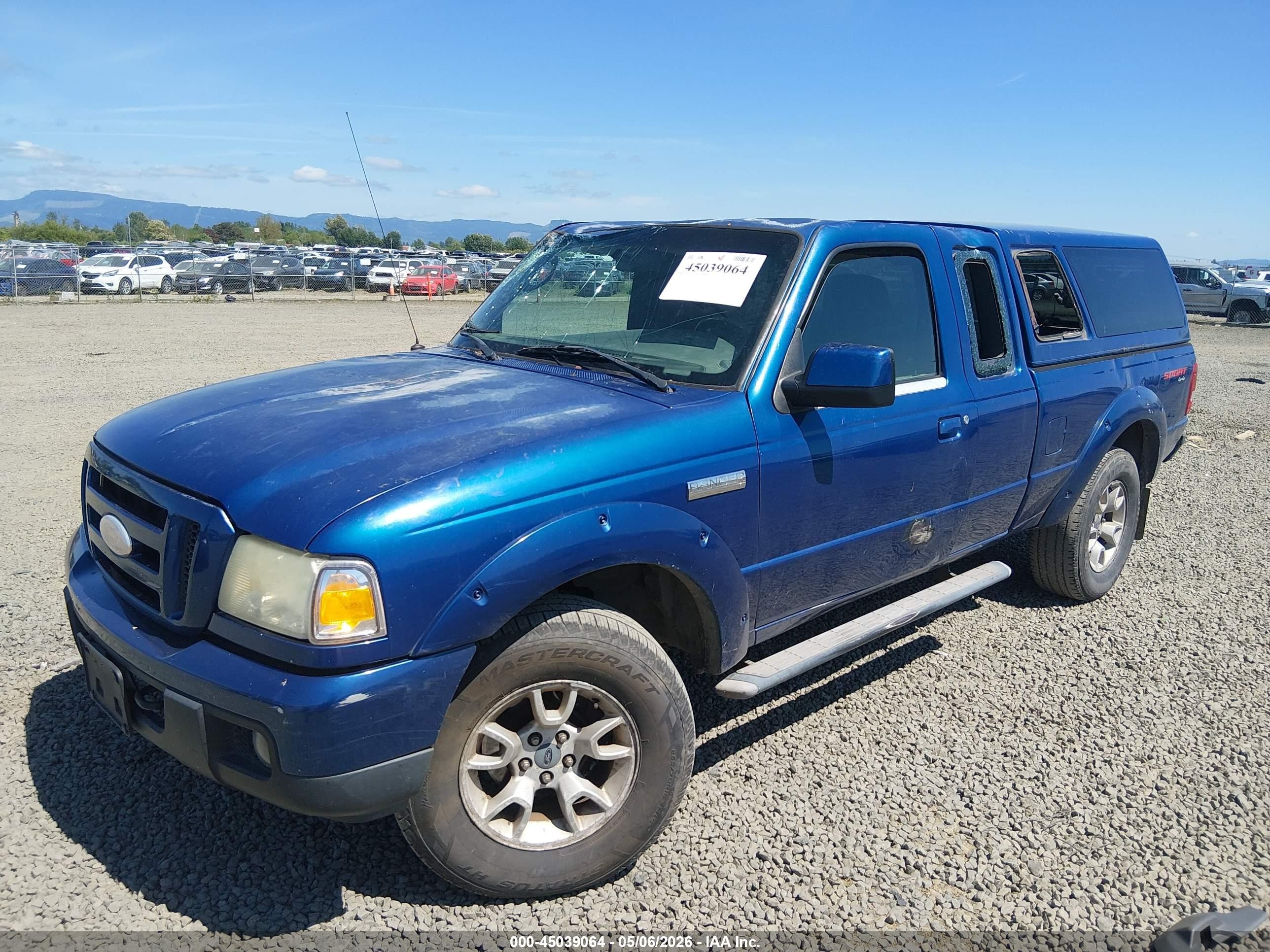 2007 Ford Ranger Fx4 Level Ii/fx4 Off-road/sport/xlt Dark Blue vin: 1FTZR45E47PA04286