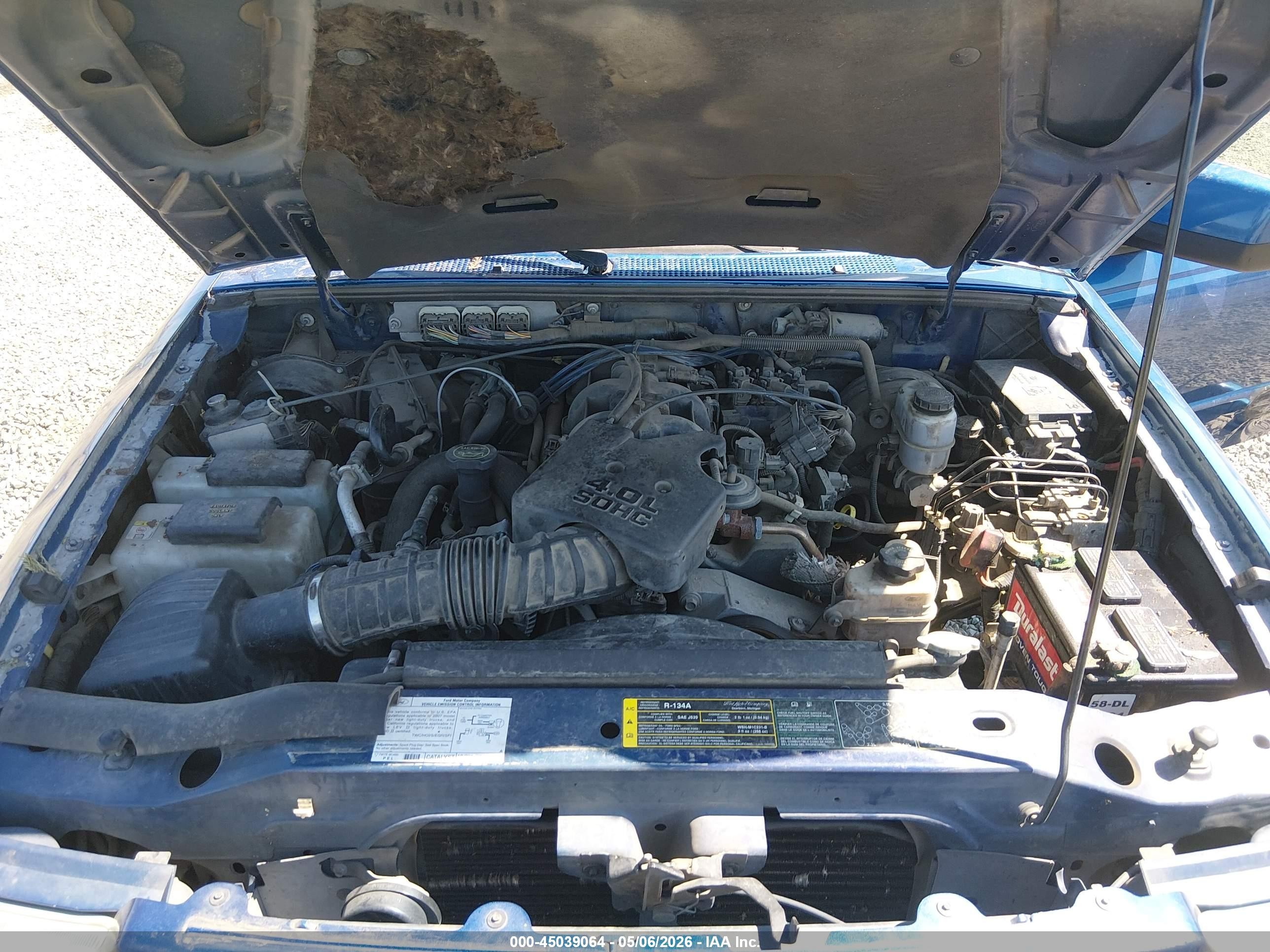 2007 Ford Ranger Fx4 Level Ii/fx4 Off-road/sport/xlt Dark Blue vin: 1FTZR45E47PA04286