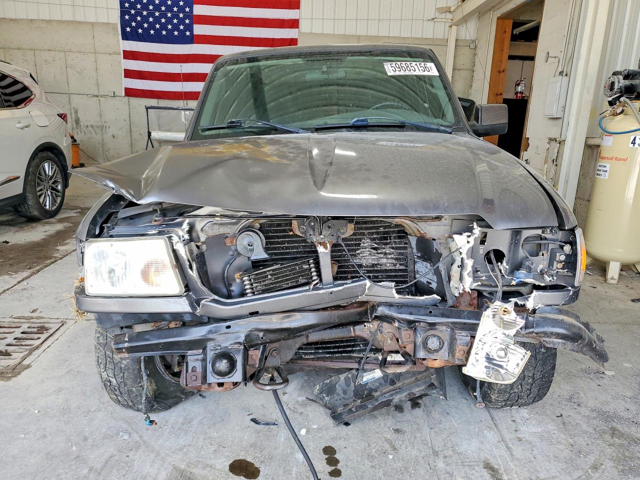 2008 Ford Ranger Super Cab Серый vin: 1FTZR45E48PA11868