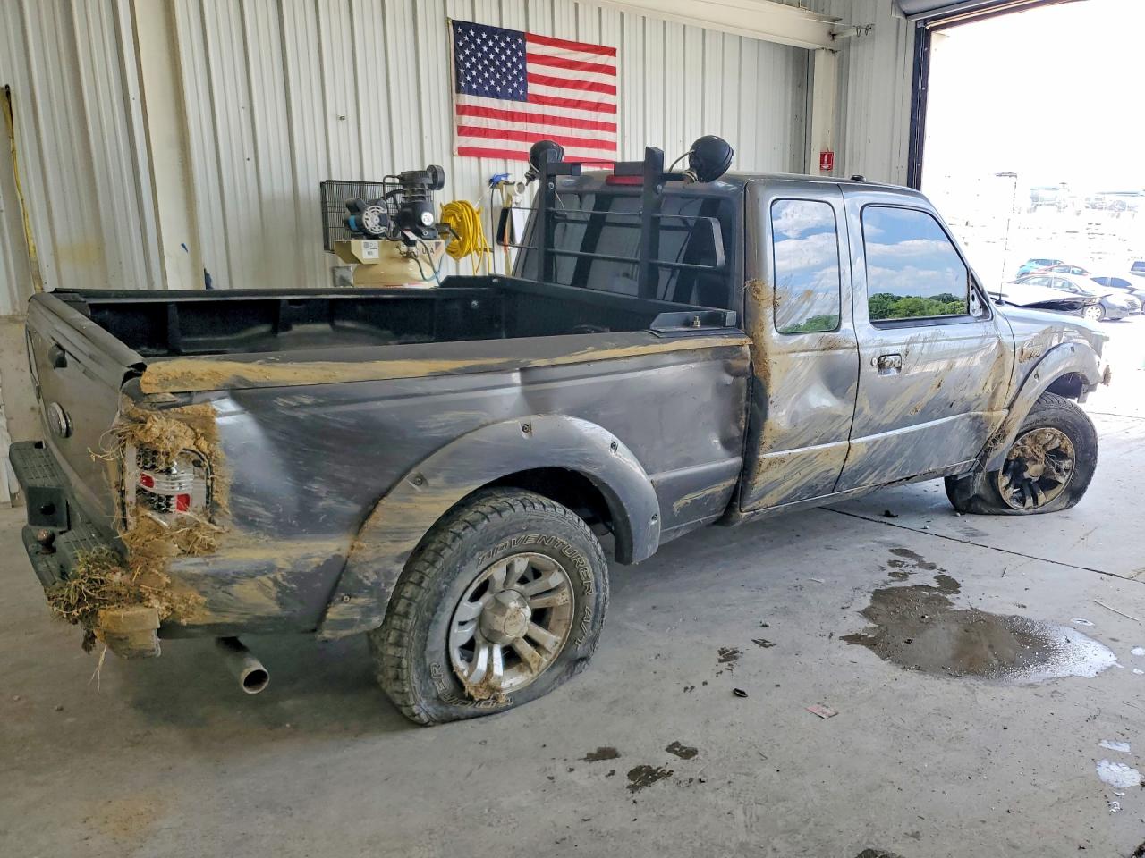2008 Ford Ranger Super Cab Серый vin: 1FTZR45E48PA11868
