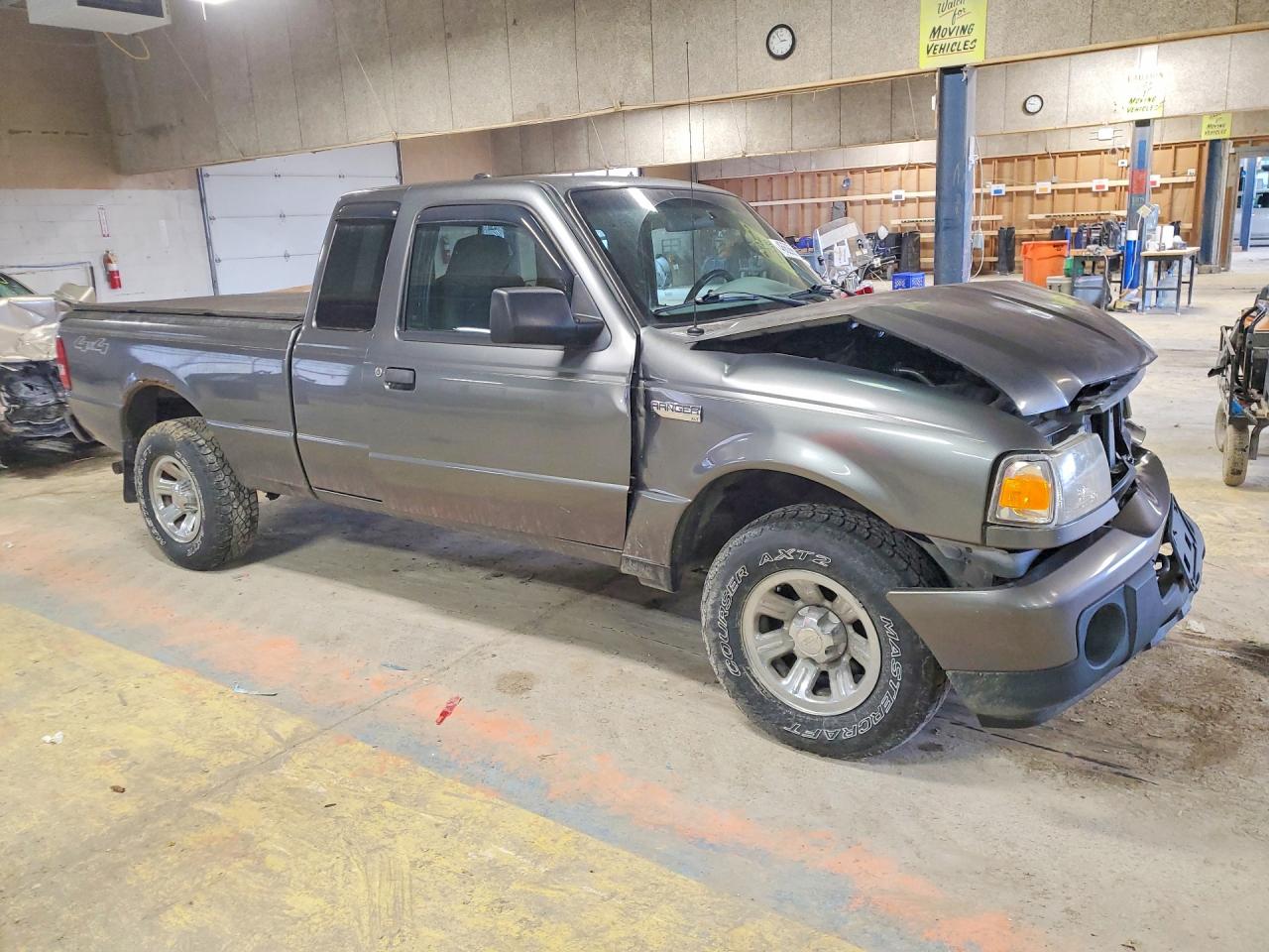 2008 Ford Ranger Super Cab Gray vin: 1FTZR45E48PA17637