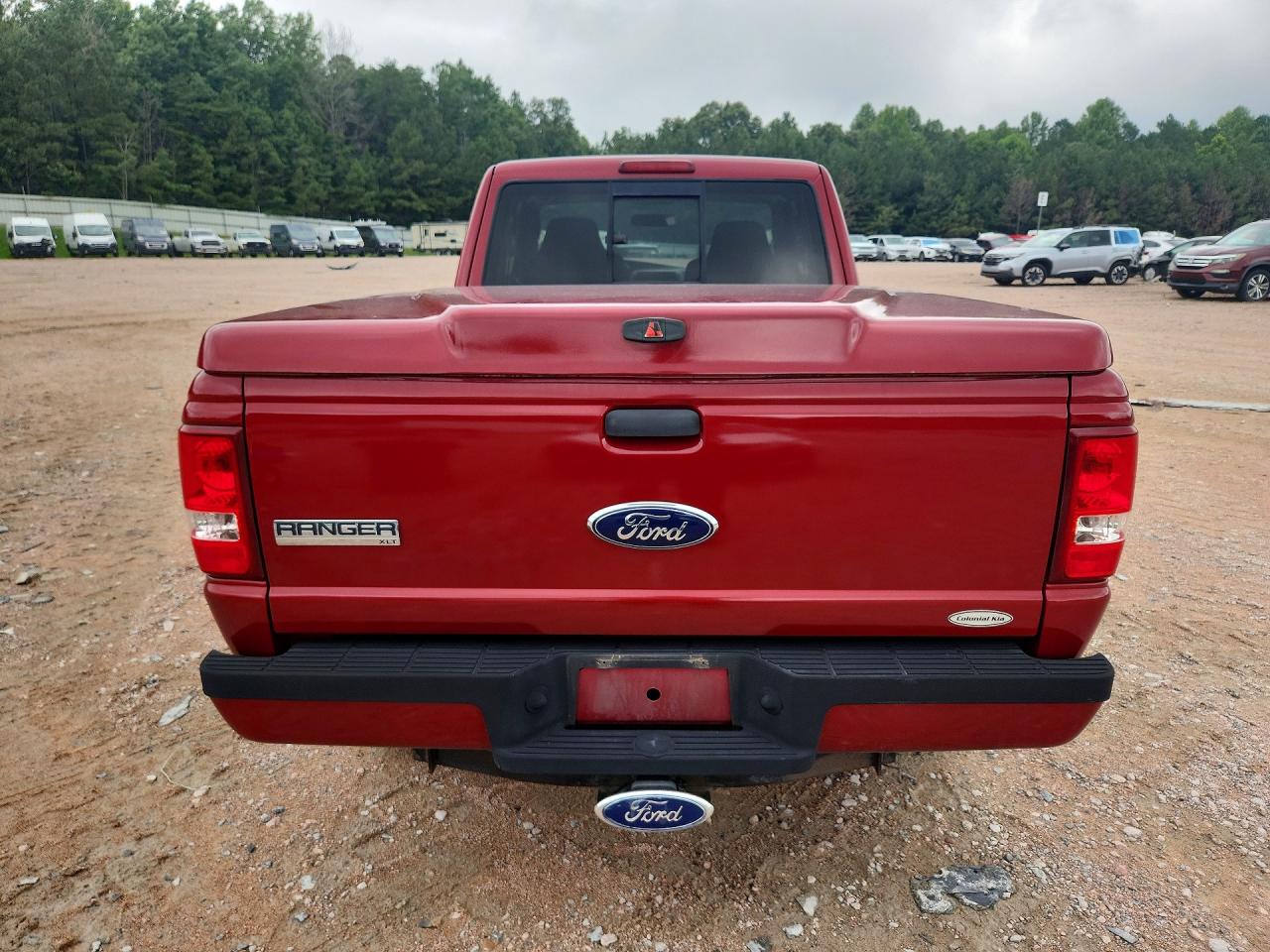 2008 Ford Ranger Super Cab Red vin: 1FTZR45E48PA53876
