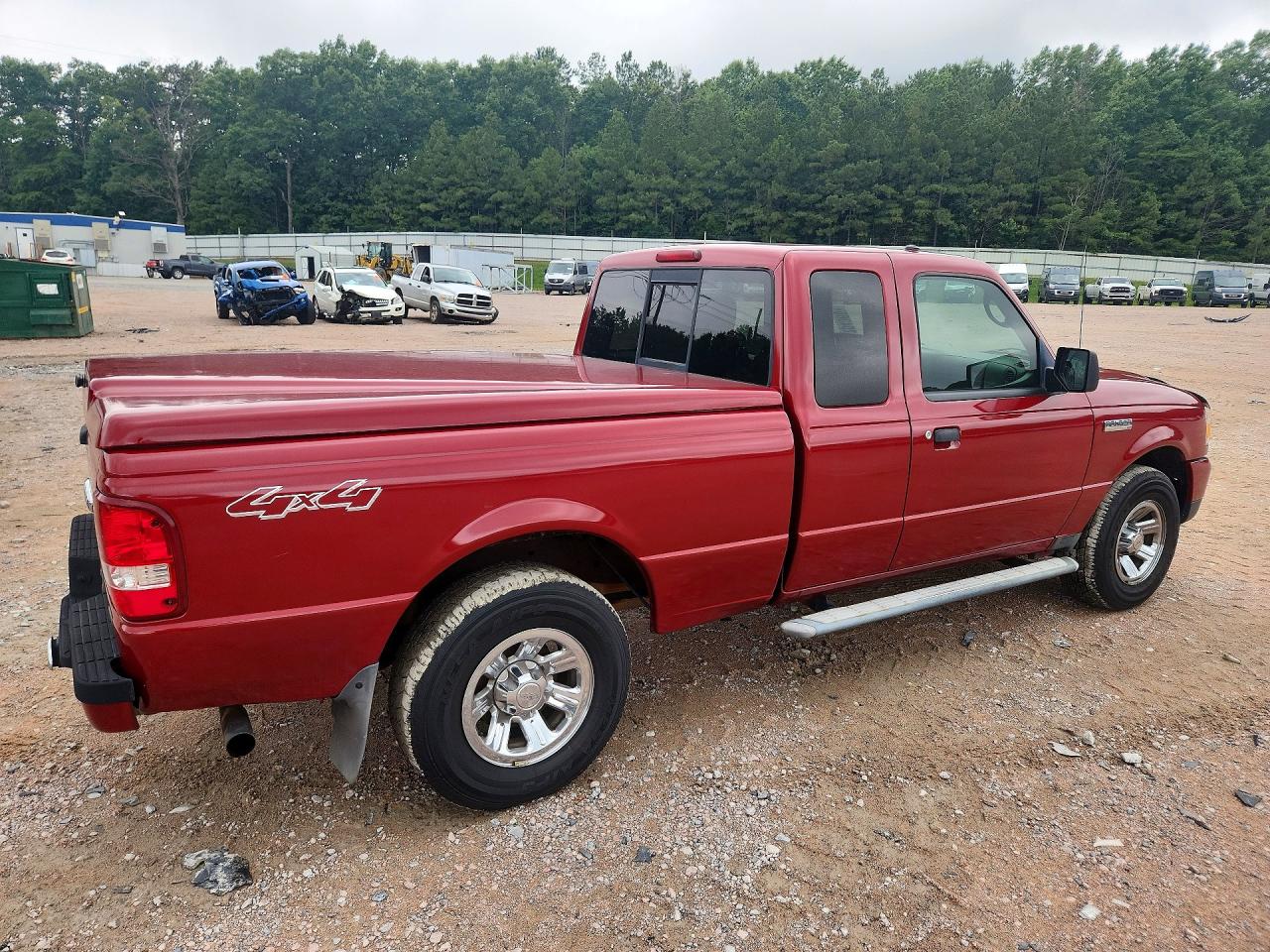 2008 Ford Ranger Super Cab Red vin: 1FTZR45E48PA53876