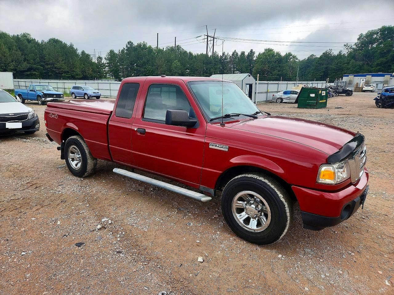 2008 Ford Ranger Super Cab Red vin: 1FTZR45E48PA53876